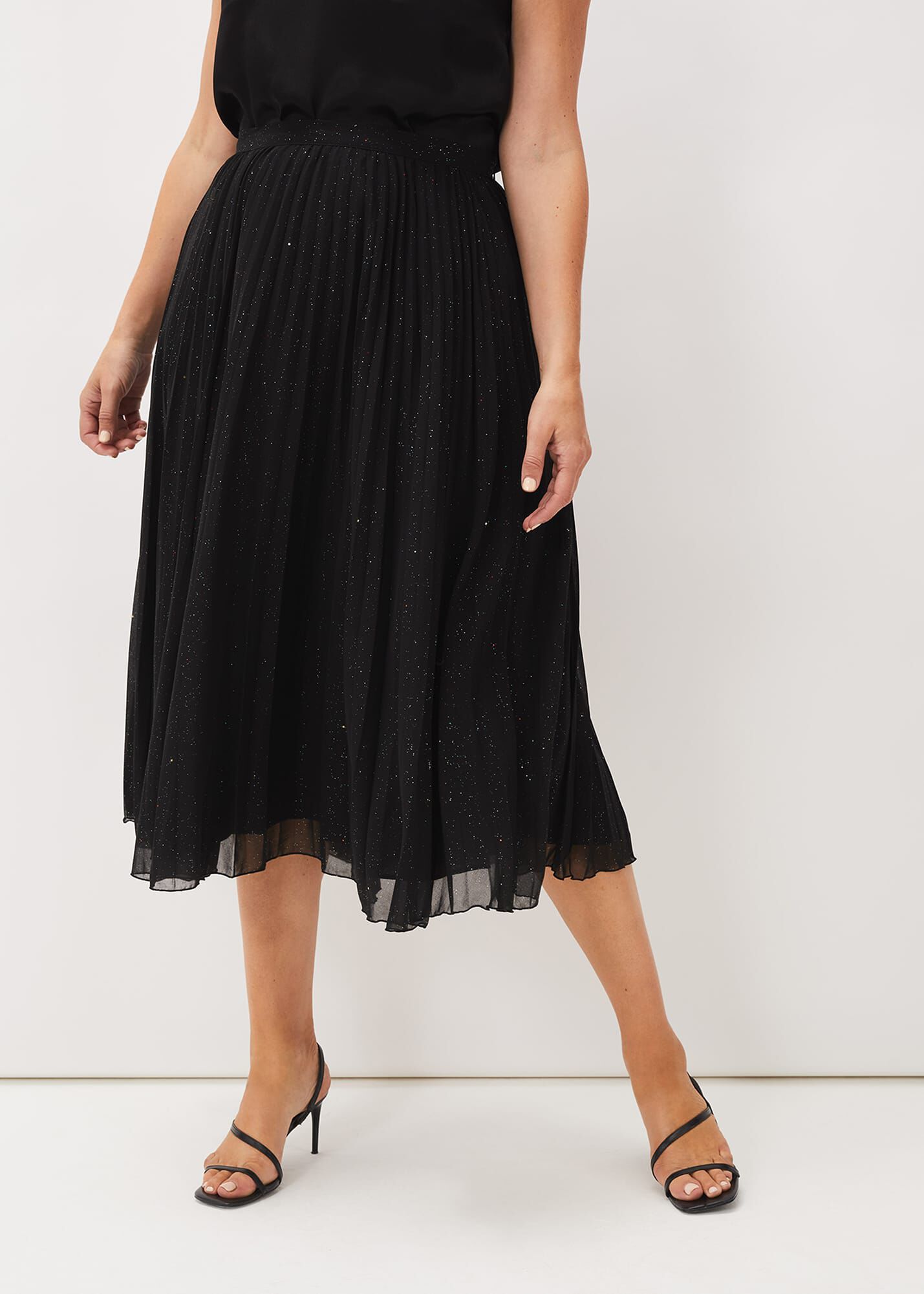 Phase eight black velvet skirt outlet