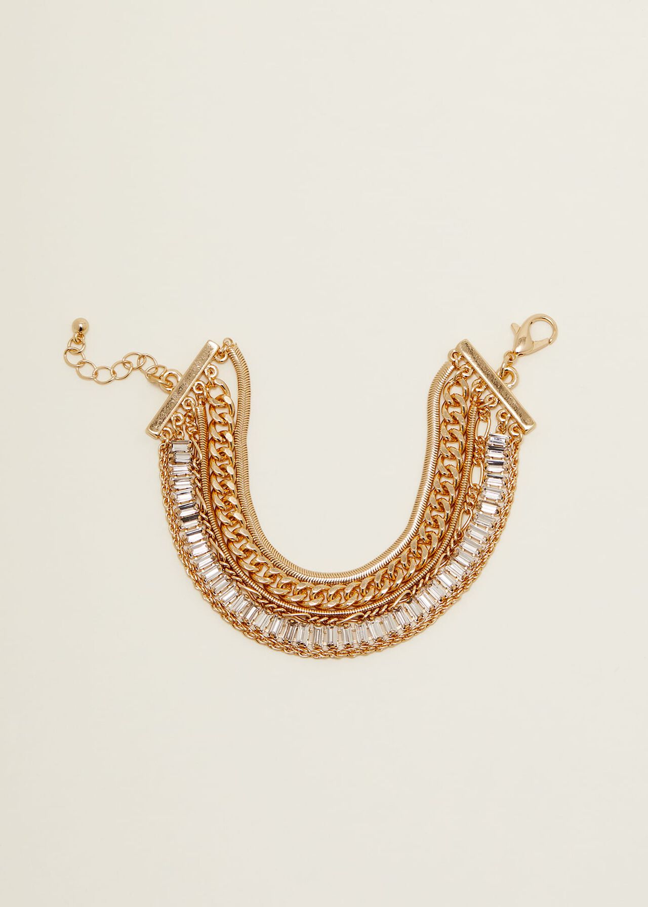 Gold Multi Chain Bracelet