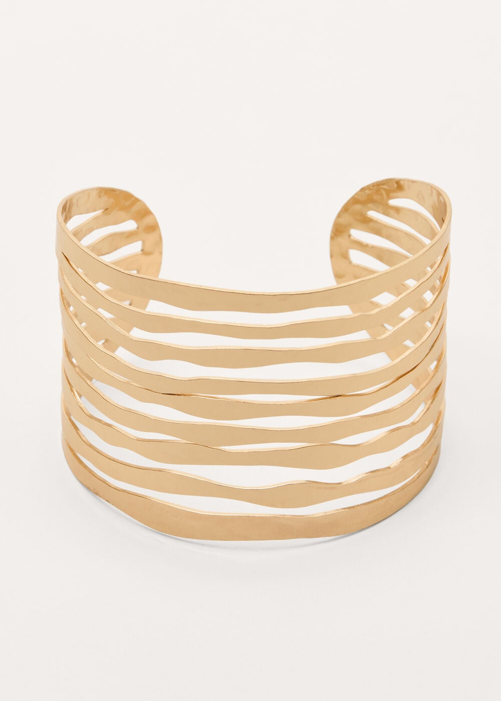 Gold Layered Cuff Bracelet