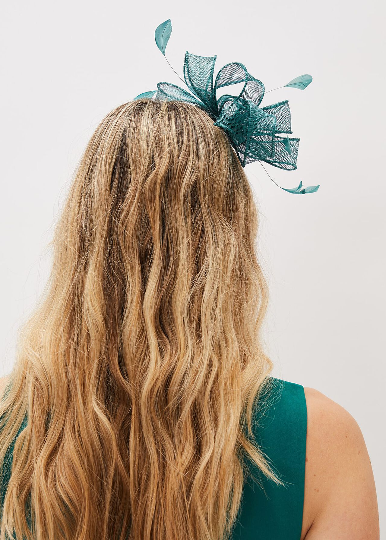 Bow And Feather Headband