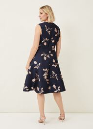 Jordyn Jacquard Fit And Flare Dress