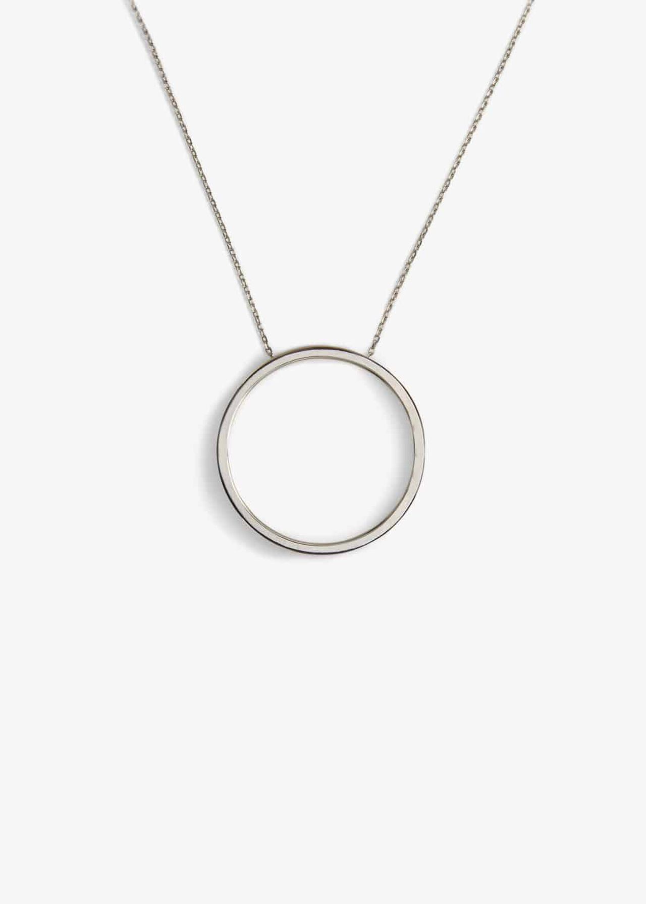 Marge Simple Link Long Pendant Necklace