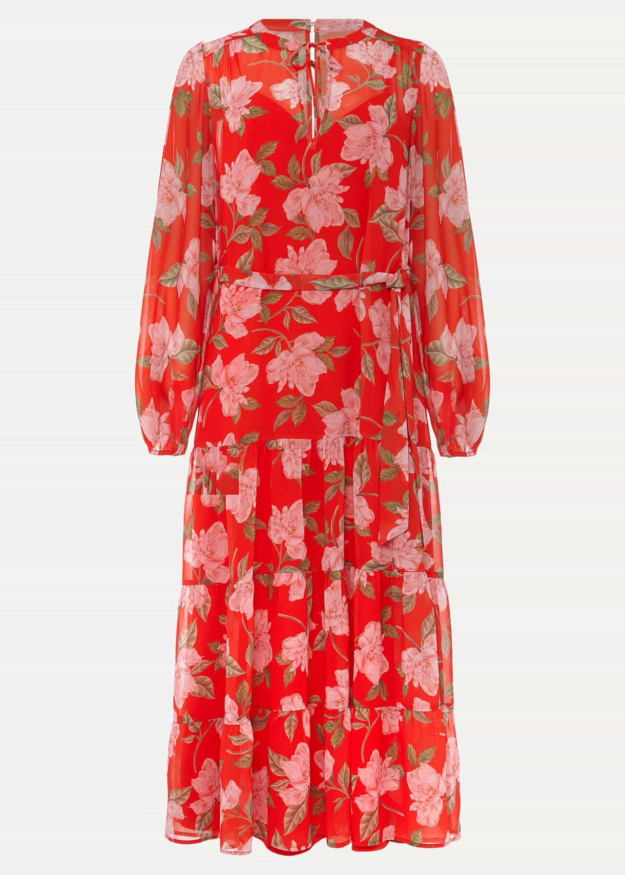 Philippa Floral Chiffon Maxi Dress