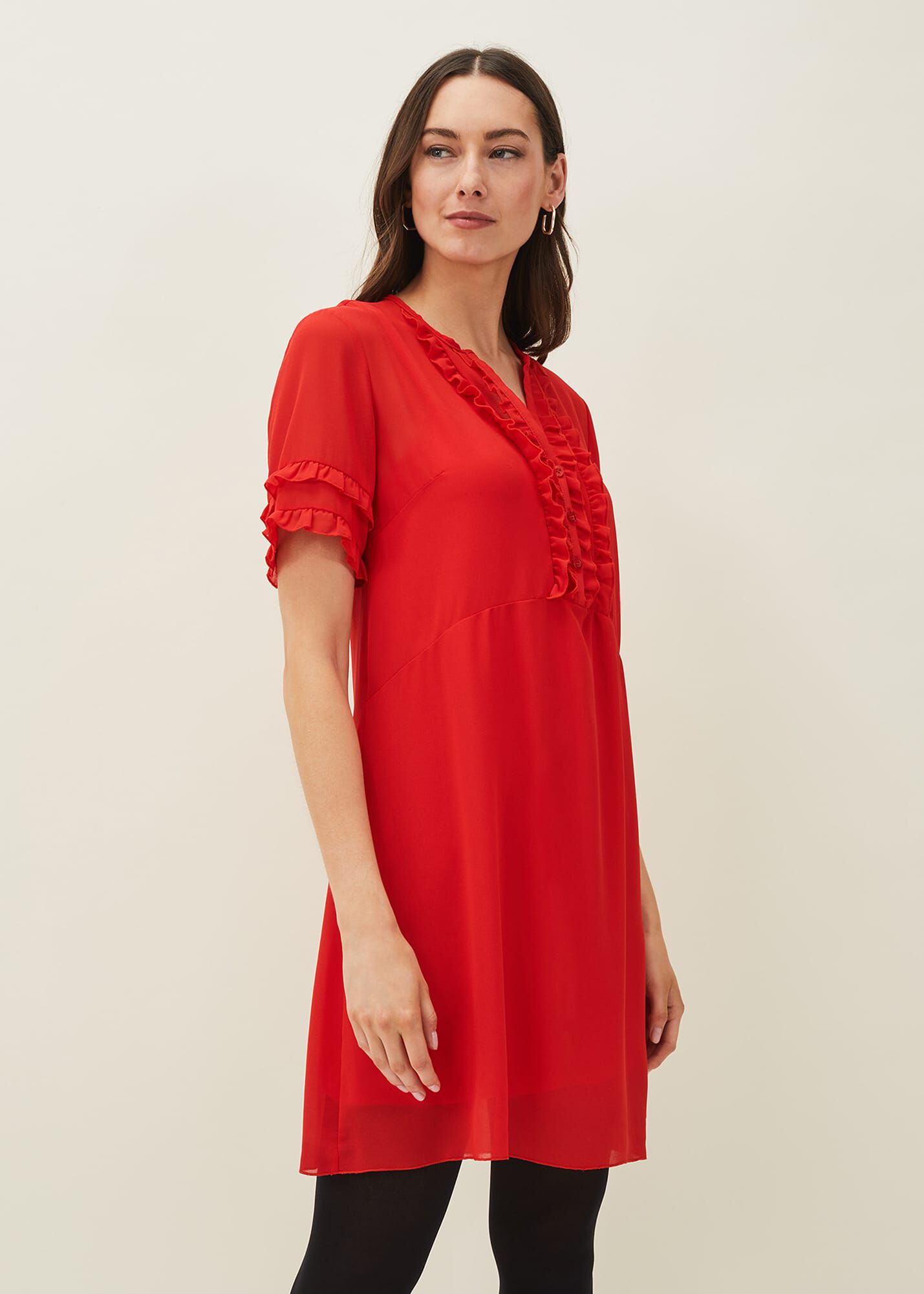 Darla Frill Dress | Phase Eight