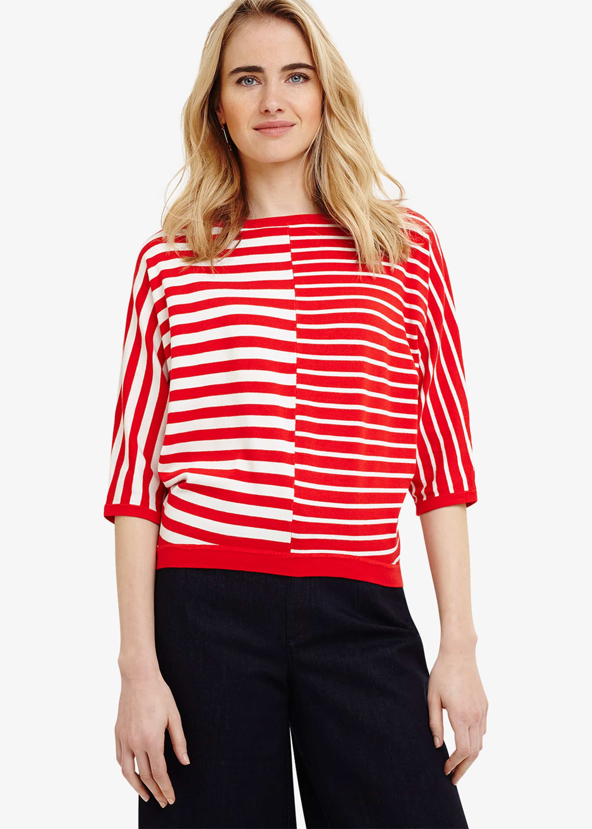 Sukie Broken Stripe Knit Top Sukie Broken Stripe Knit Top