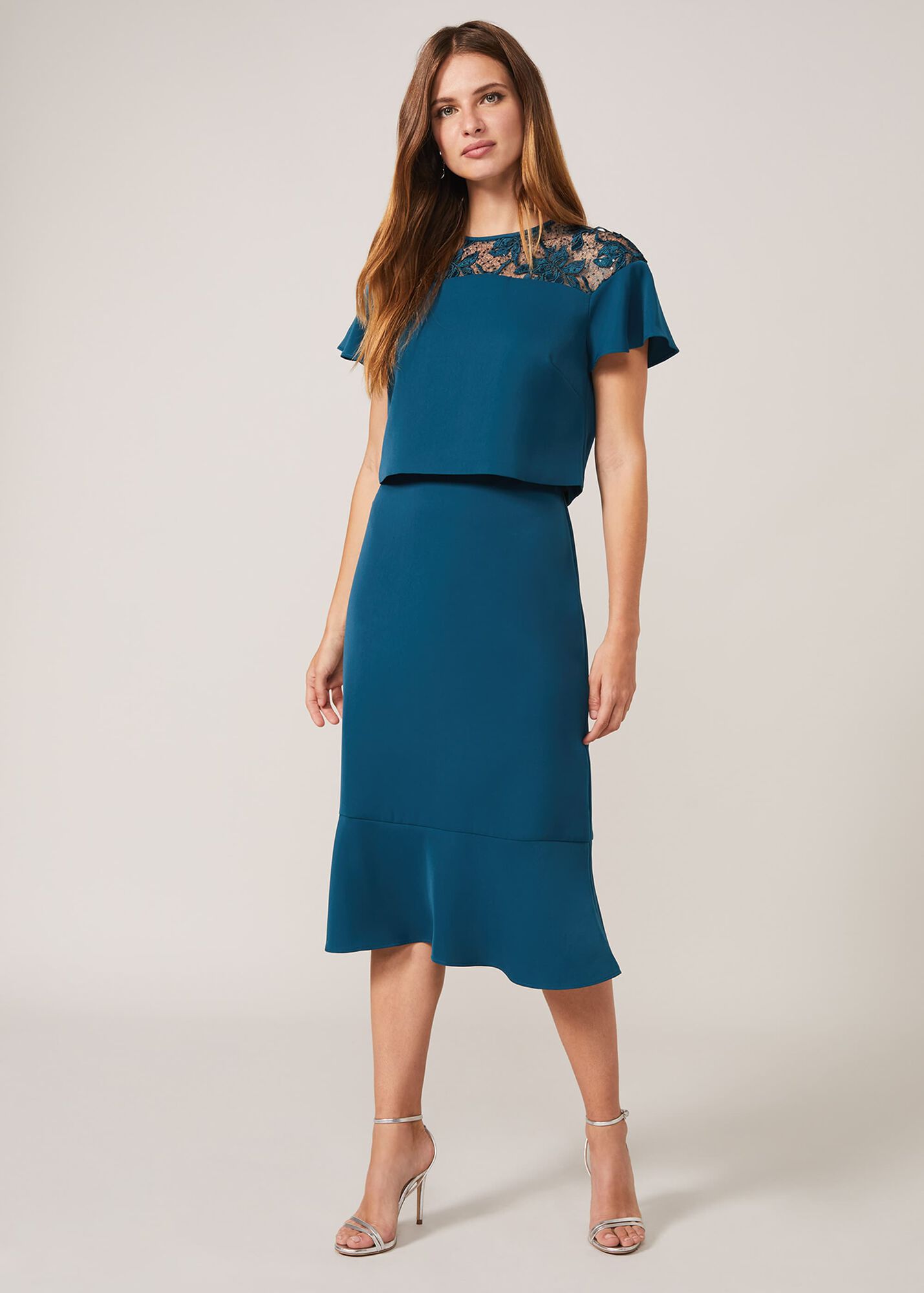 net double layer gown