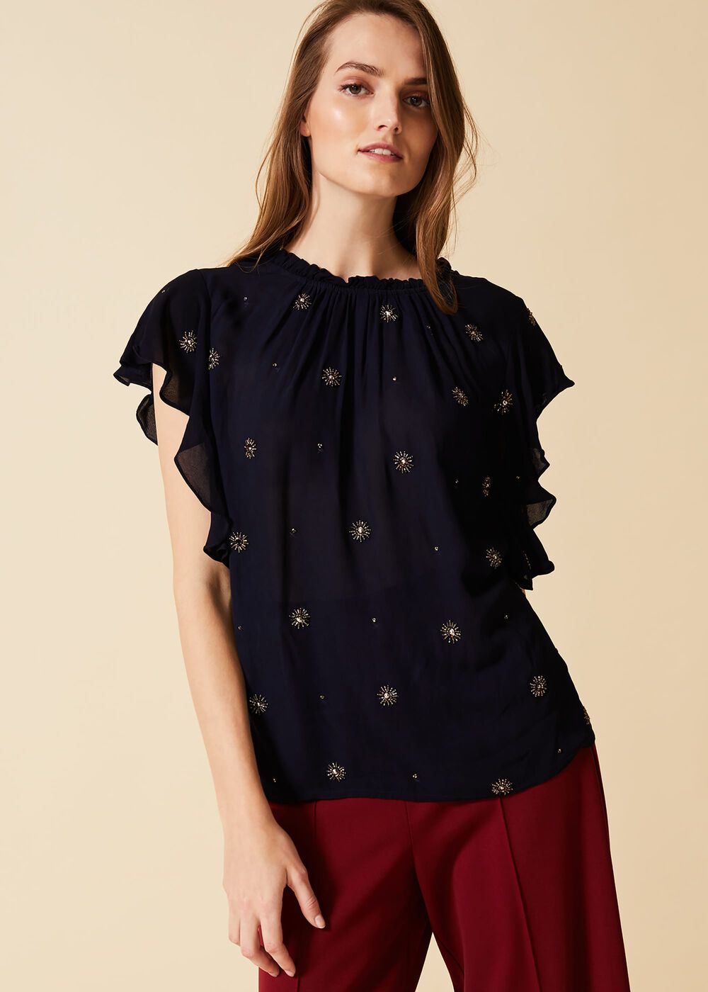 Marcie Embellished Blouse