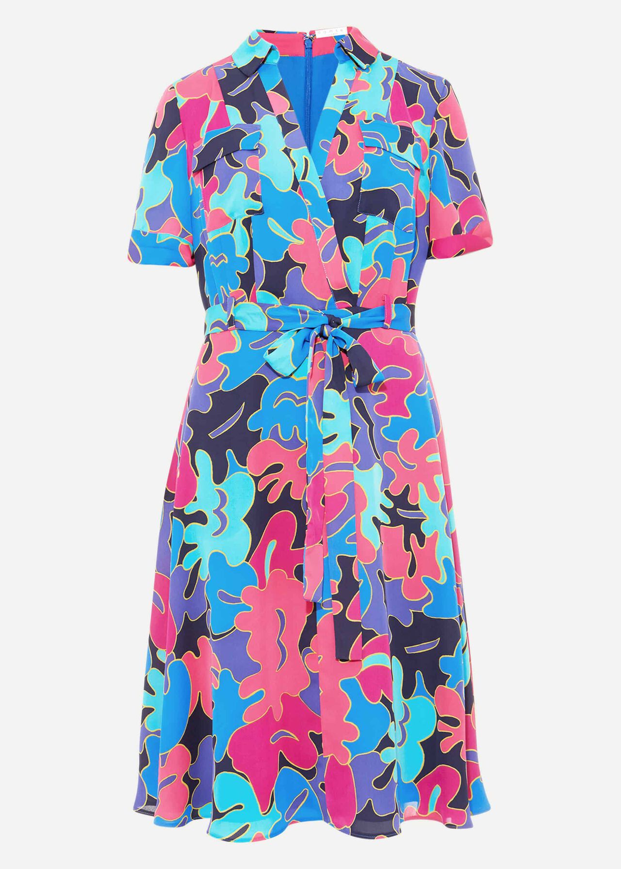 Kelis Abstract Print Dress