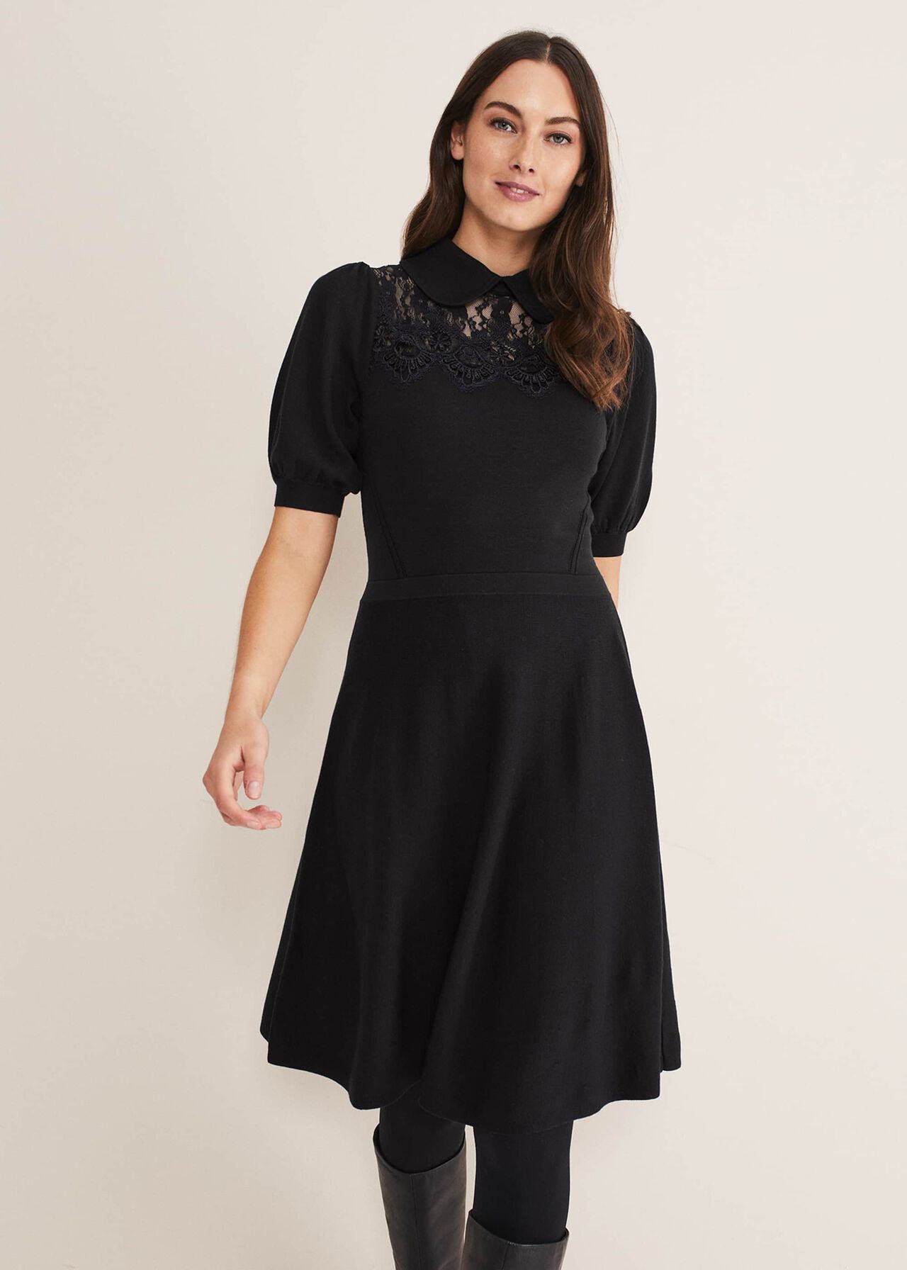 Renata Lace Yoke Dress