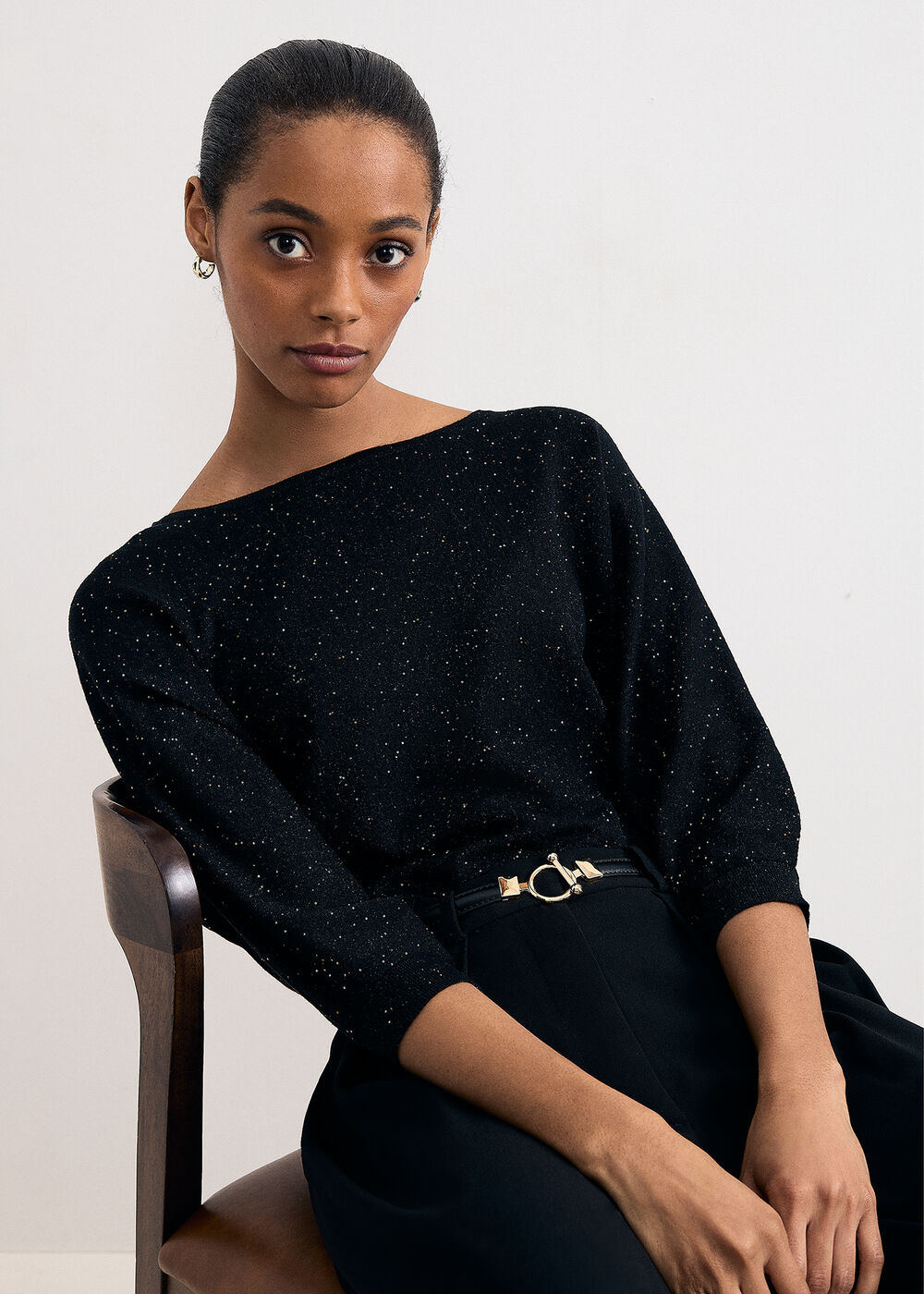 Sequin Cristine Knit Jumper