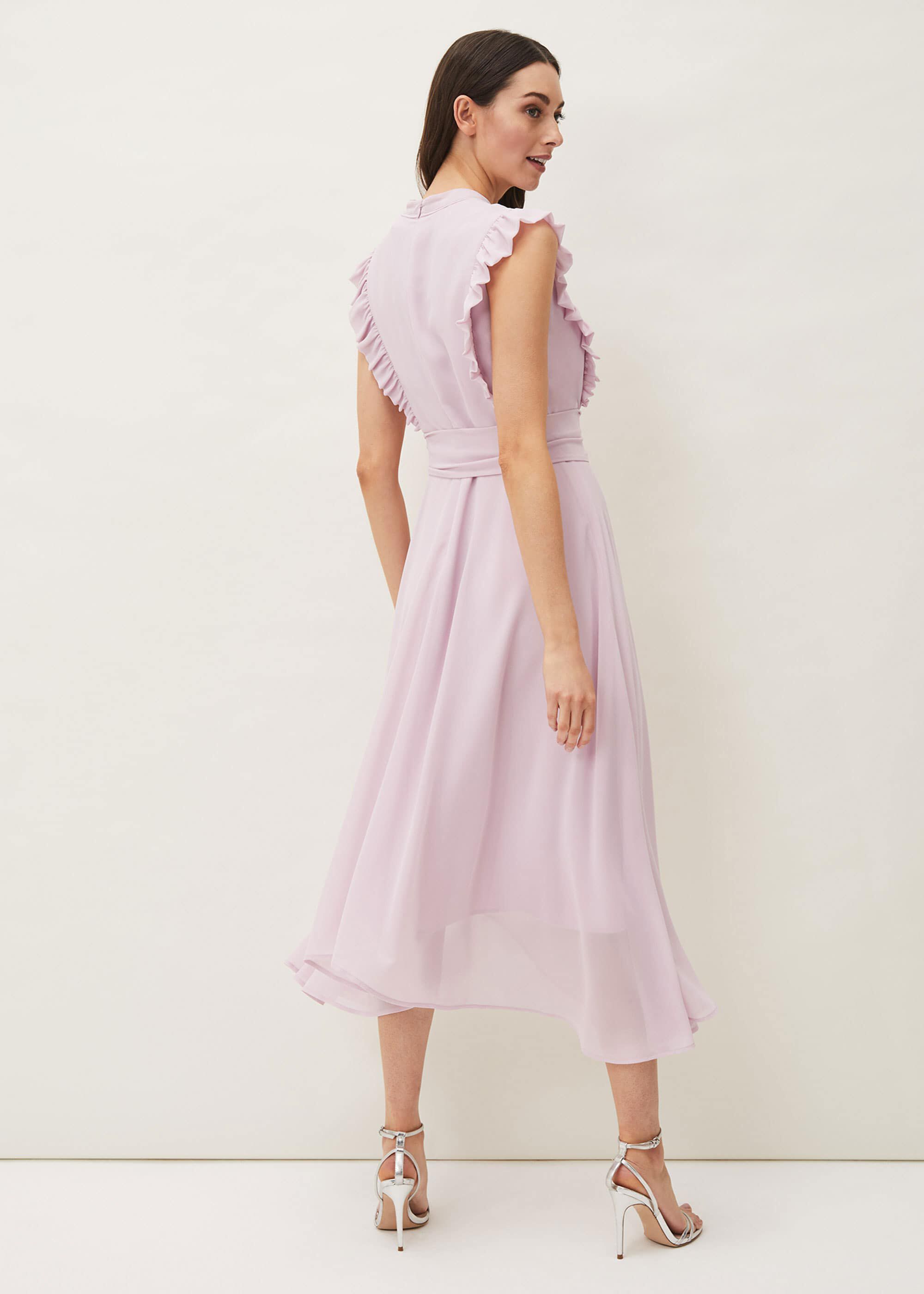 Iris Frill Pintuck Bodice Sleeveless 