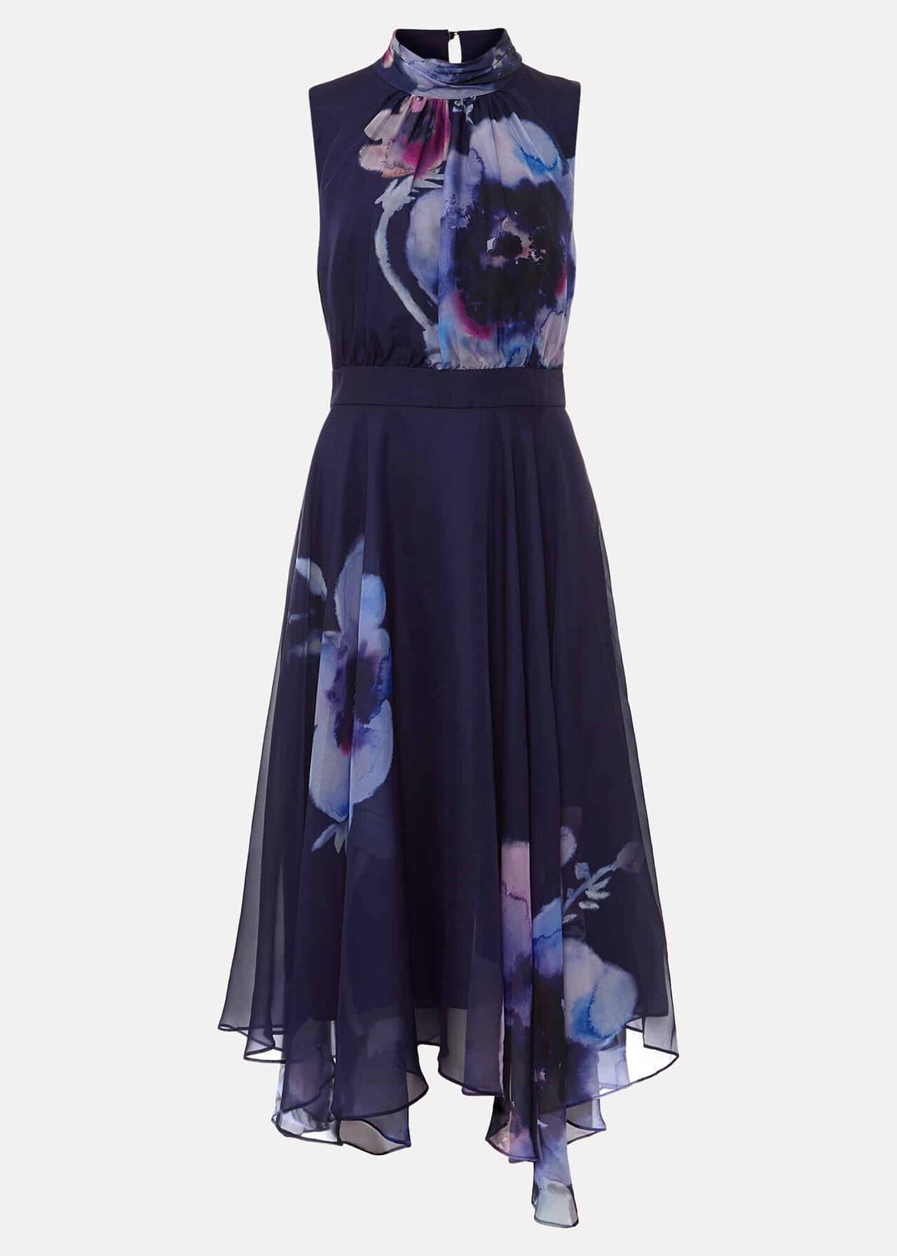 Lucinda Chiffon Floral Midi Dress