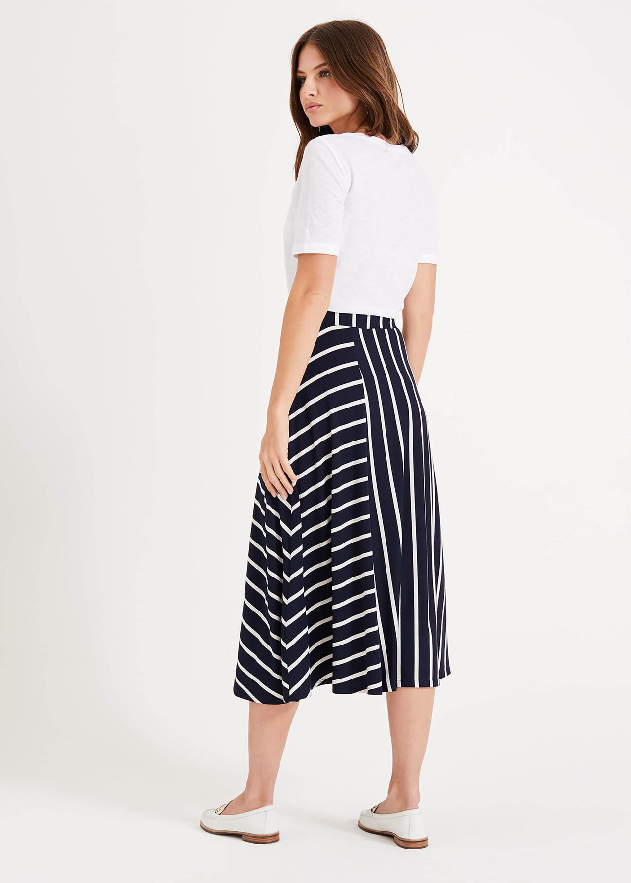 Sallie Stripe Skirt