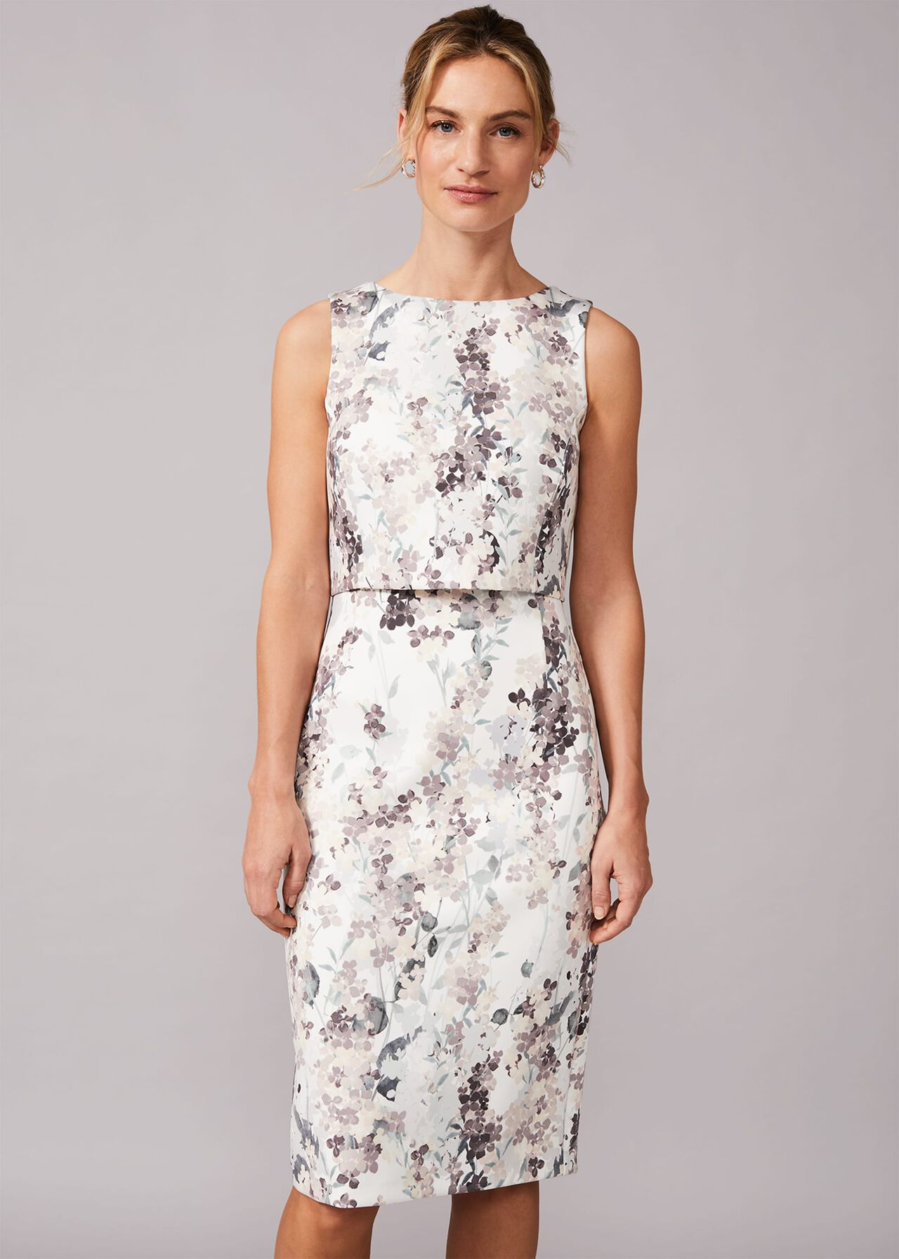 Violetta Double Layered Scuba Dress Phase Eight