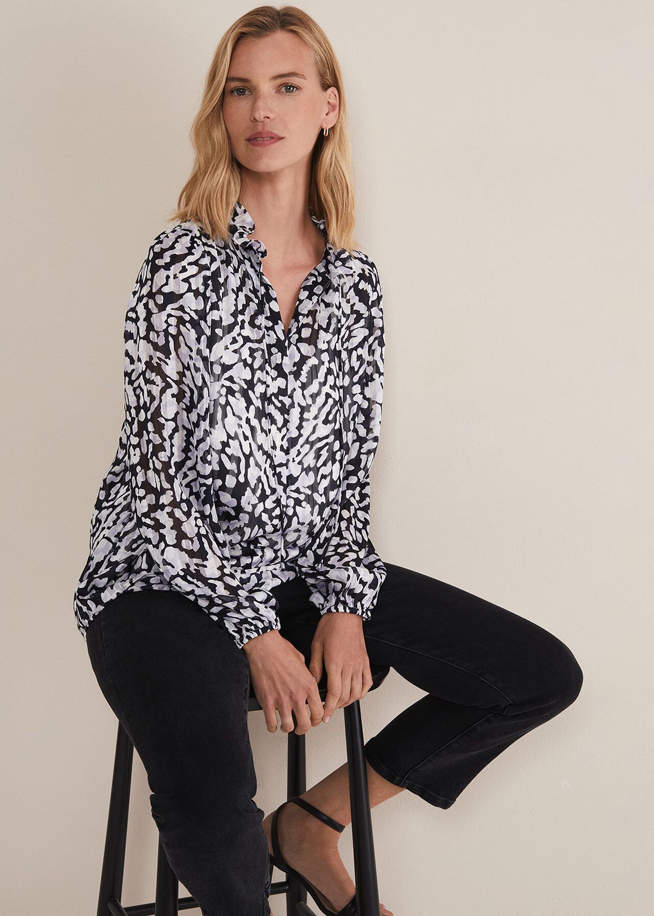 Amryn Abstract Blouse
