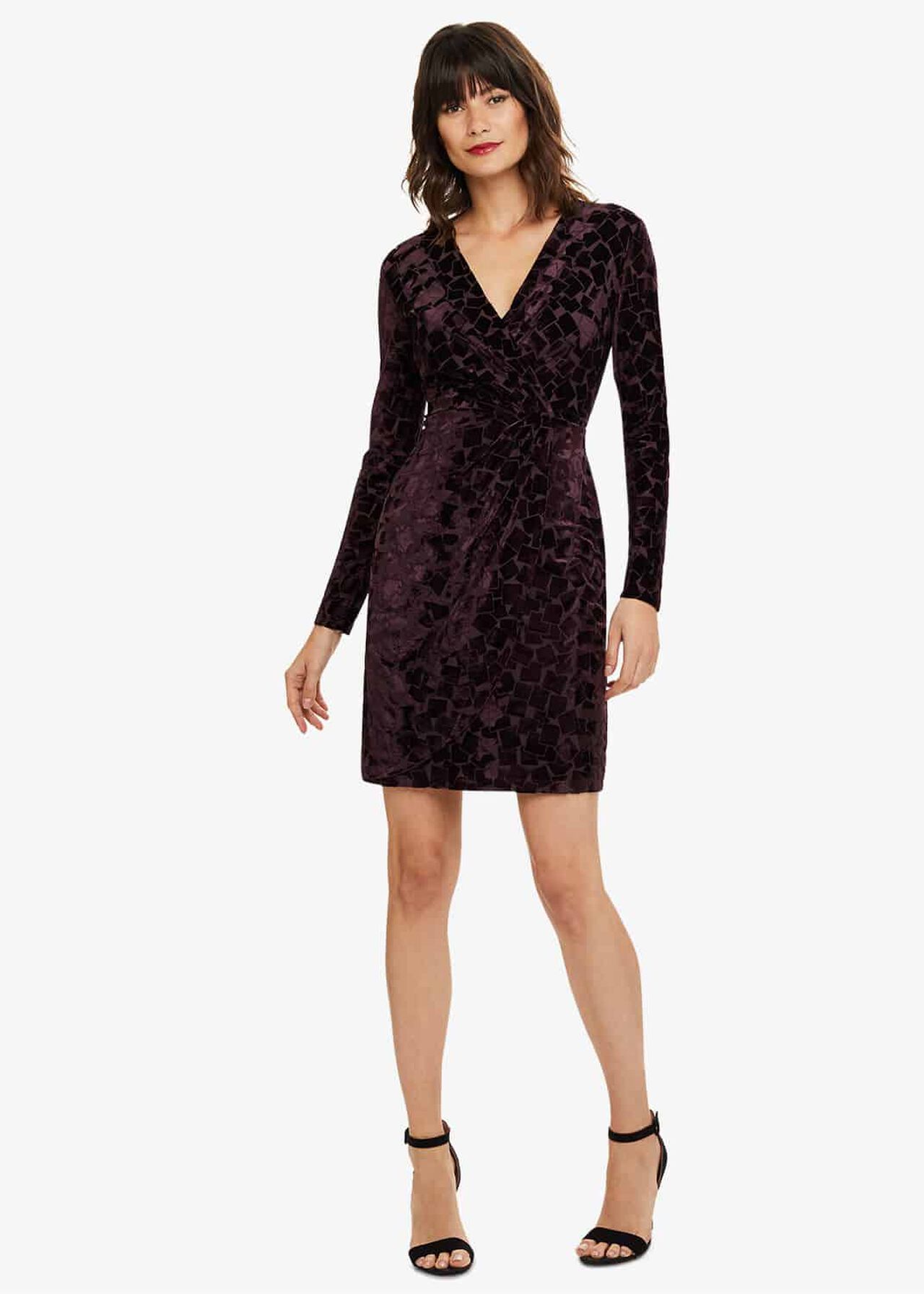 Stella Velvet Wrap Dress Phase Eight