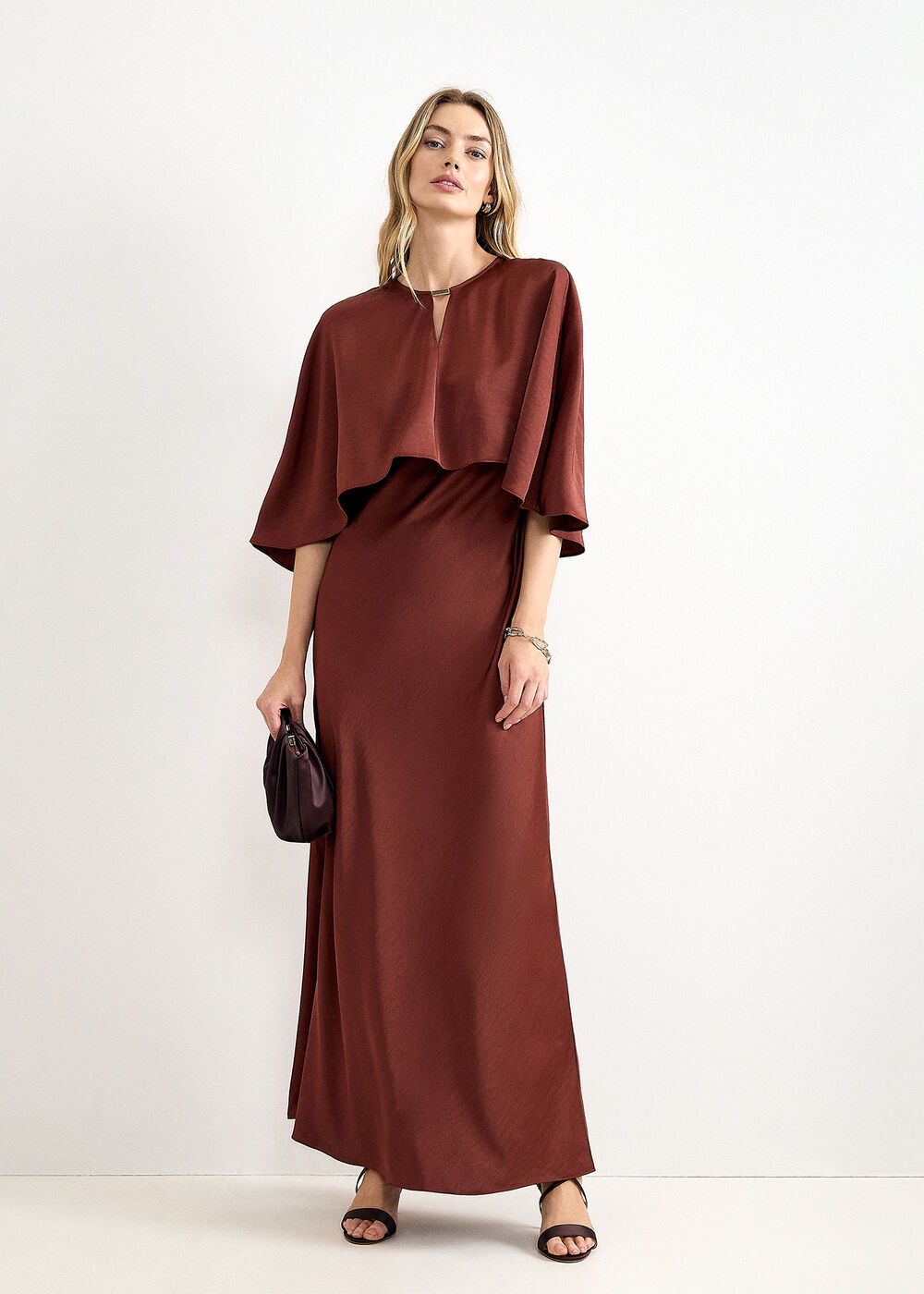 Petite Joni Cape Maxi Dress
