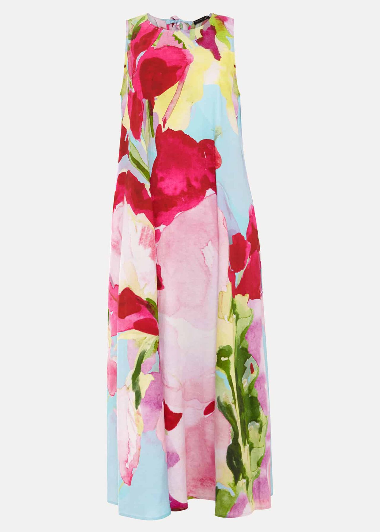 Leila Cotton Floral Midi Dress