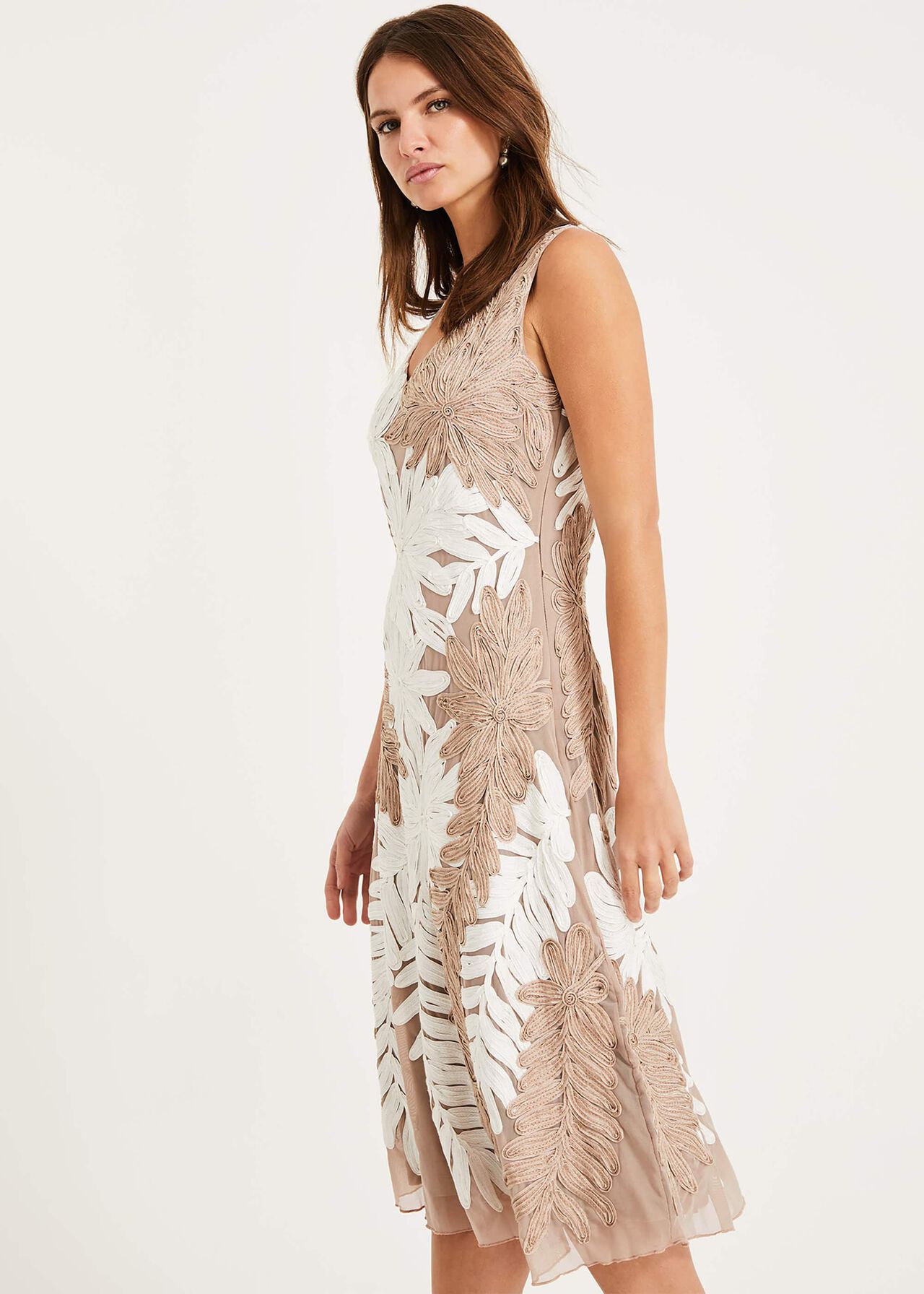 Denise Tapework Lace Dress