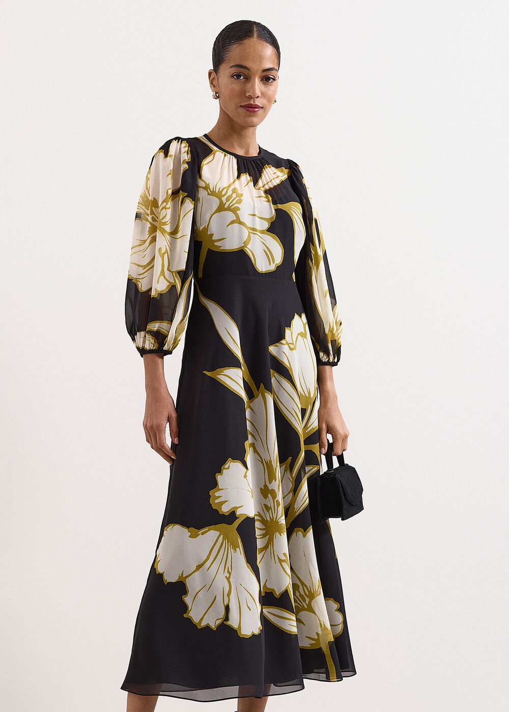 Eve Floral Printed Maxi Dress
