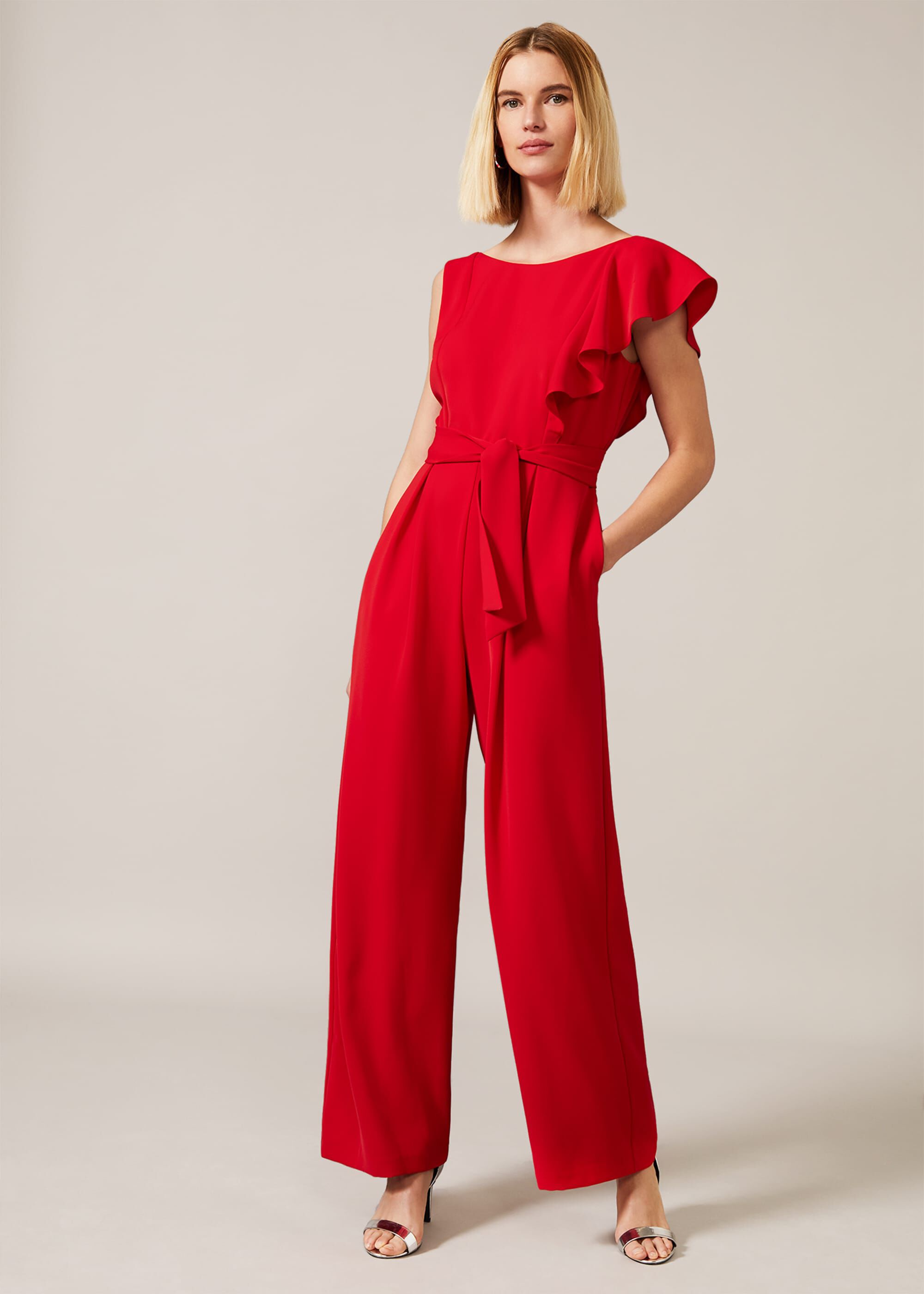 Phase eight outlet red jumpsuit