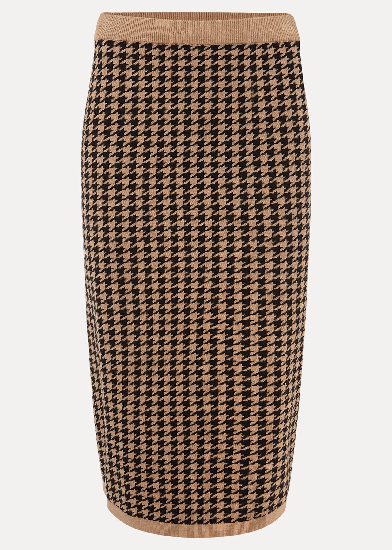 Soph Dogtooth Knitted Co-Ord Skirt