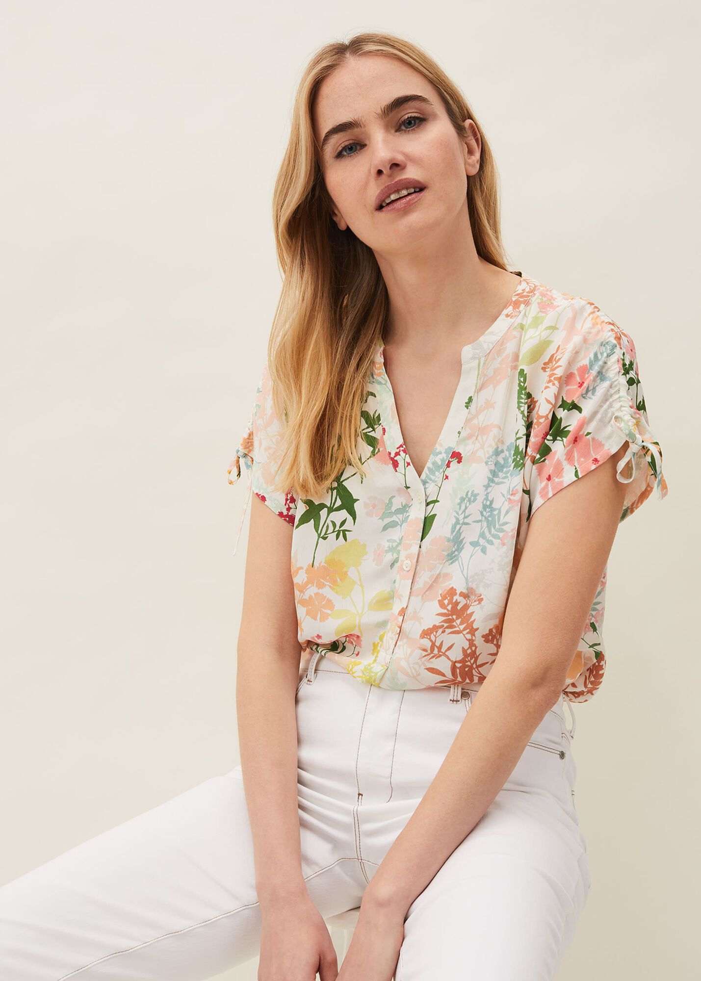 Remee Floral Print Shirt | Phase Eight