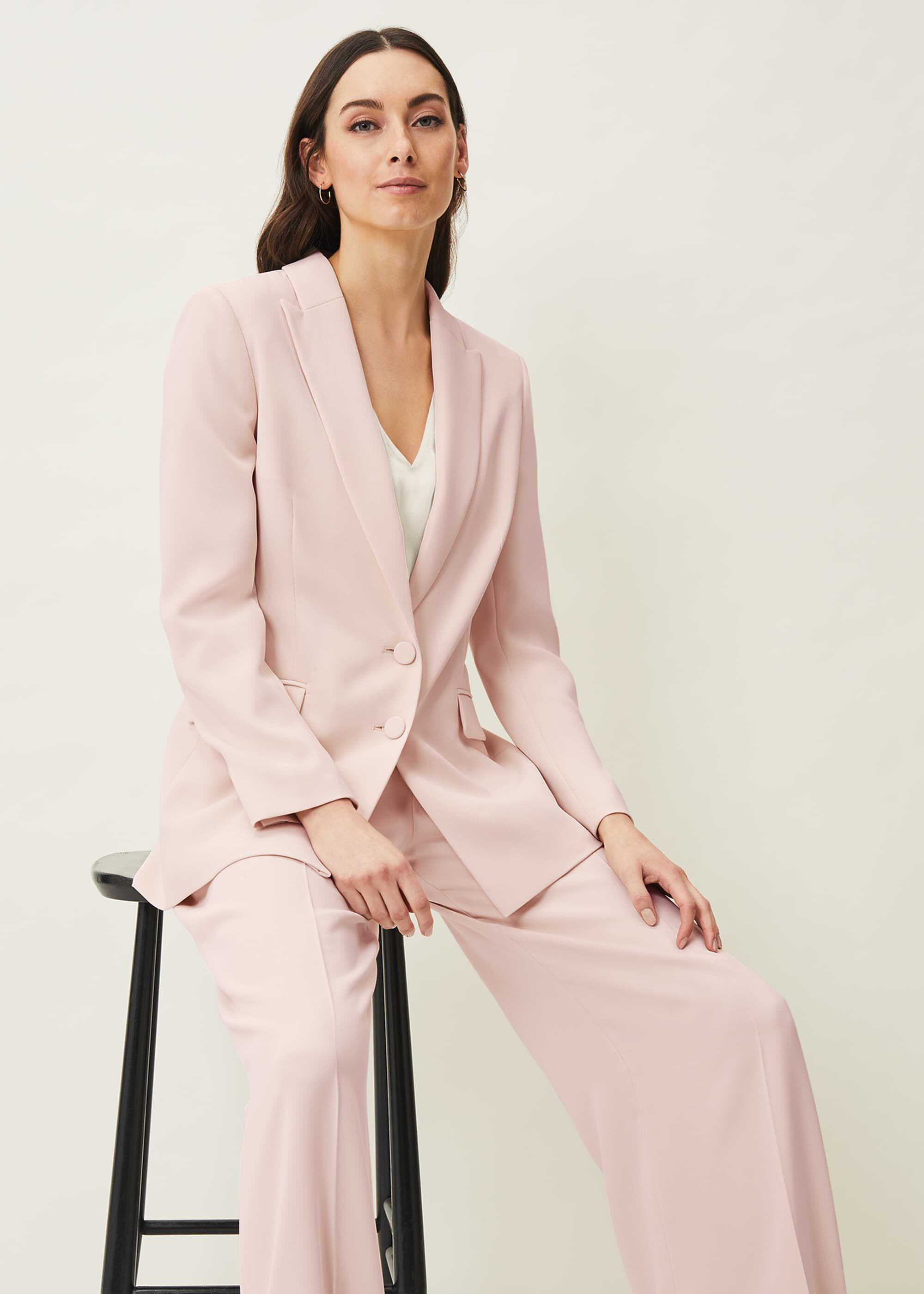 HOW TO STYLE THE PINSTRIPE TROUSER SUIT BY PHASE EIGHT  Lizzi Richardson