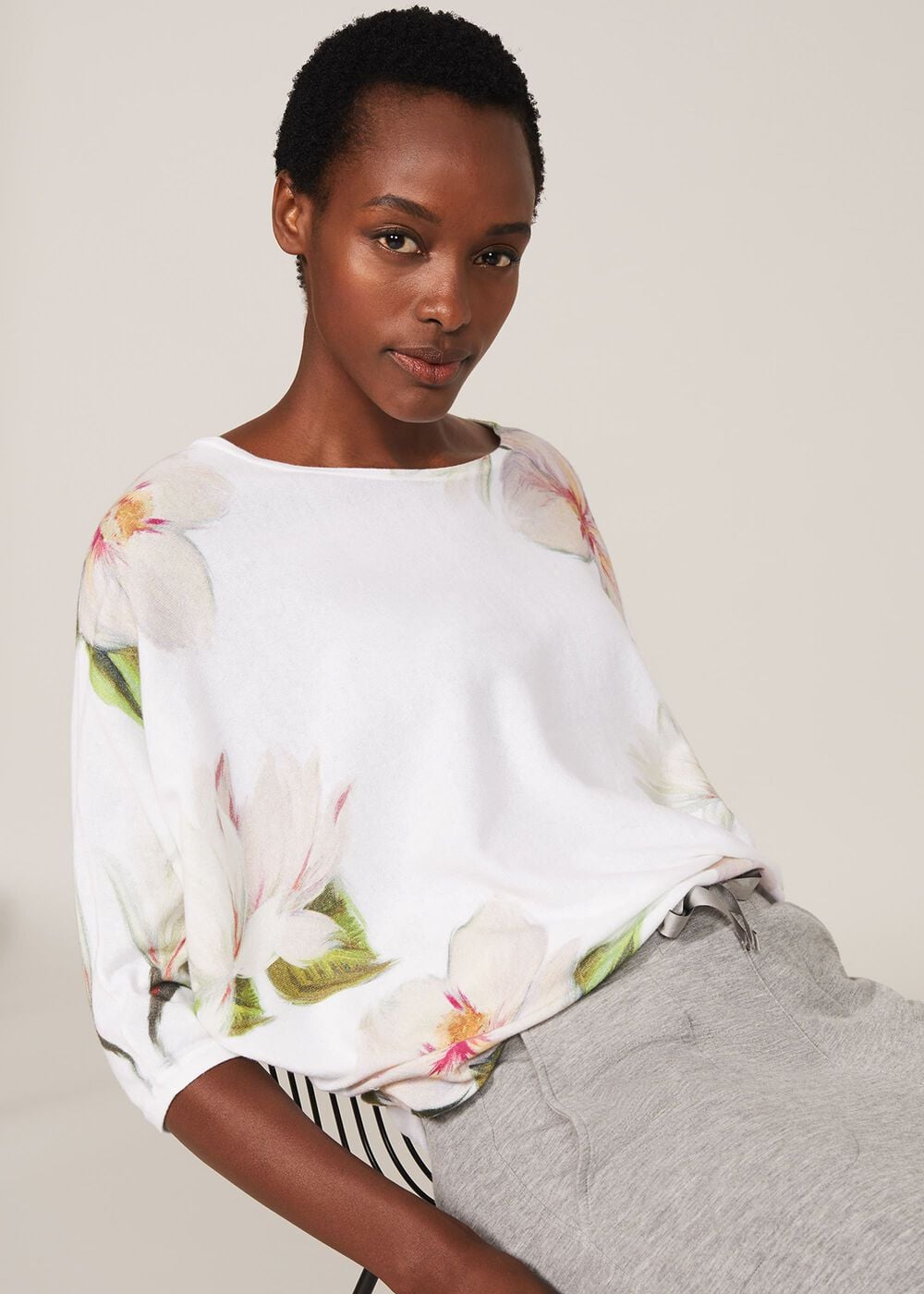 Fenia Floral Knit Top