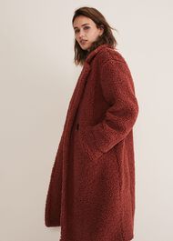 Libbie Longline Teddy Coat
