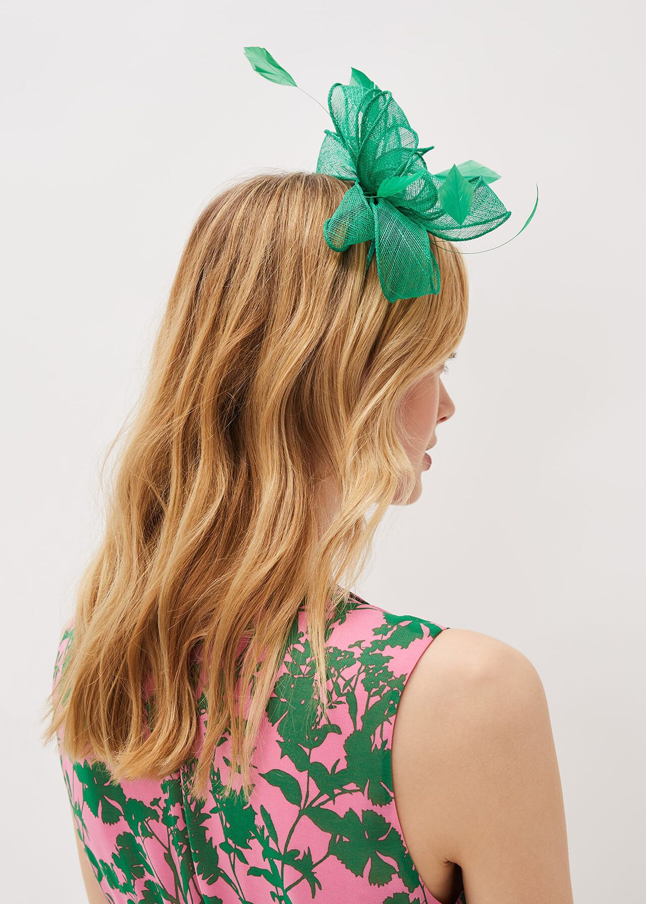 Bow And Feather Headband