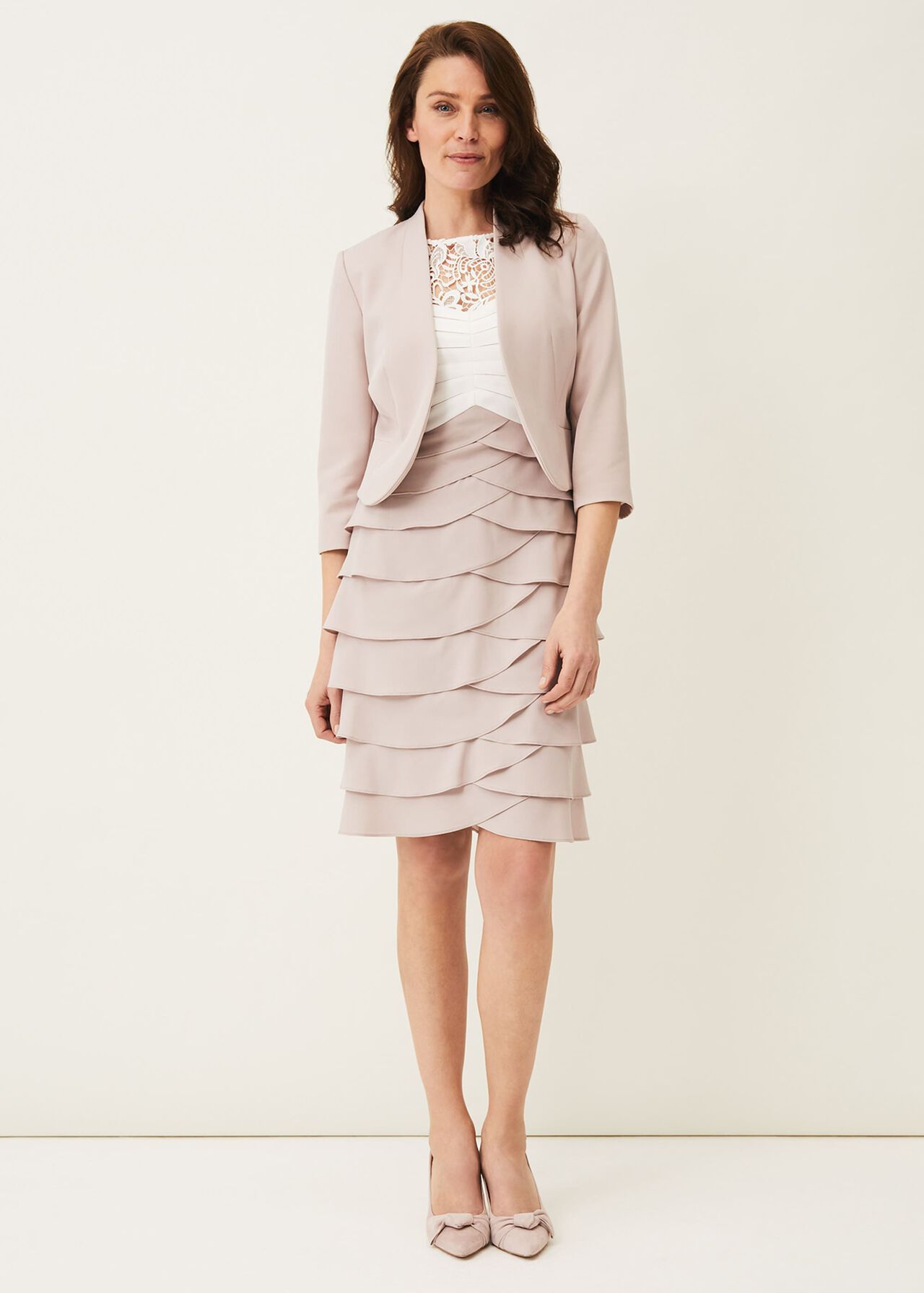 Faith Contrast Fitted Dress