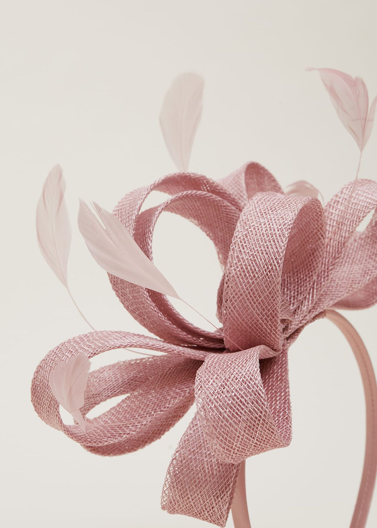 Blush Pink Bow Headband