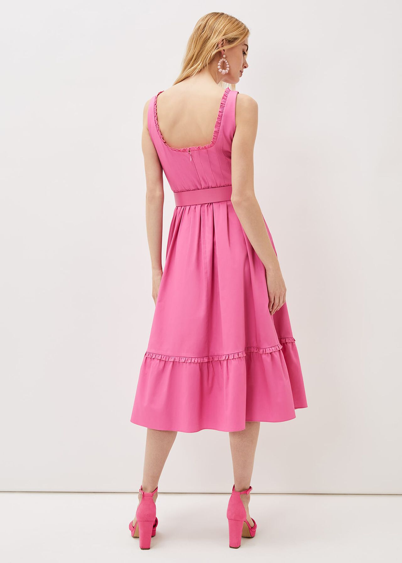 Tanya Belted Midaxi Dress