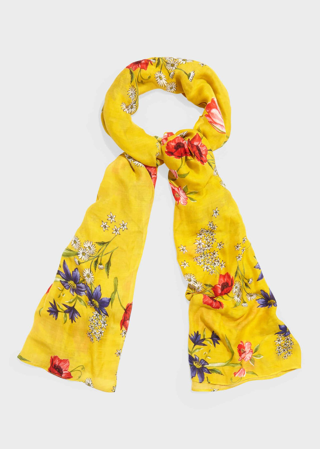 Janey Tropical Floral Scarf