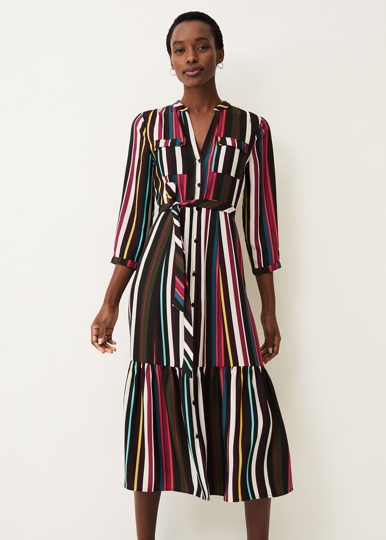 Tania Stripe Shirt Dress