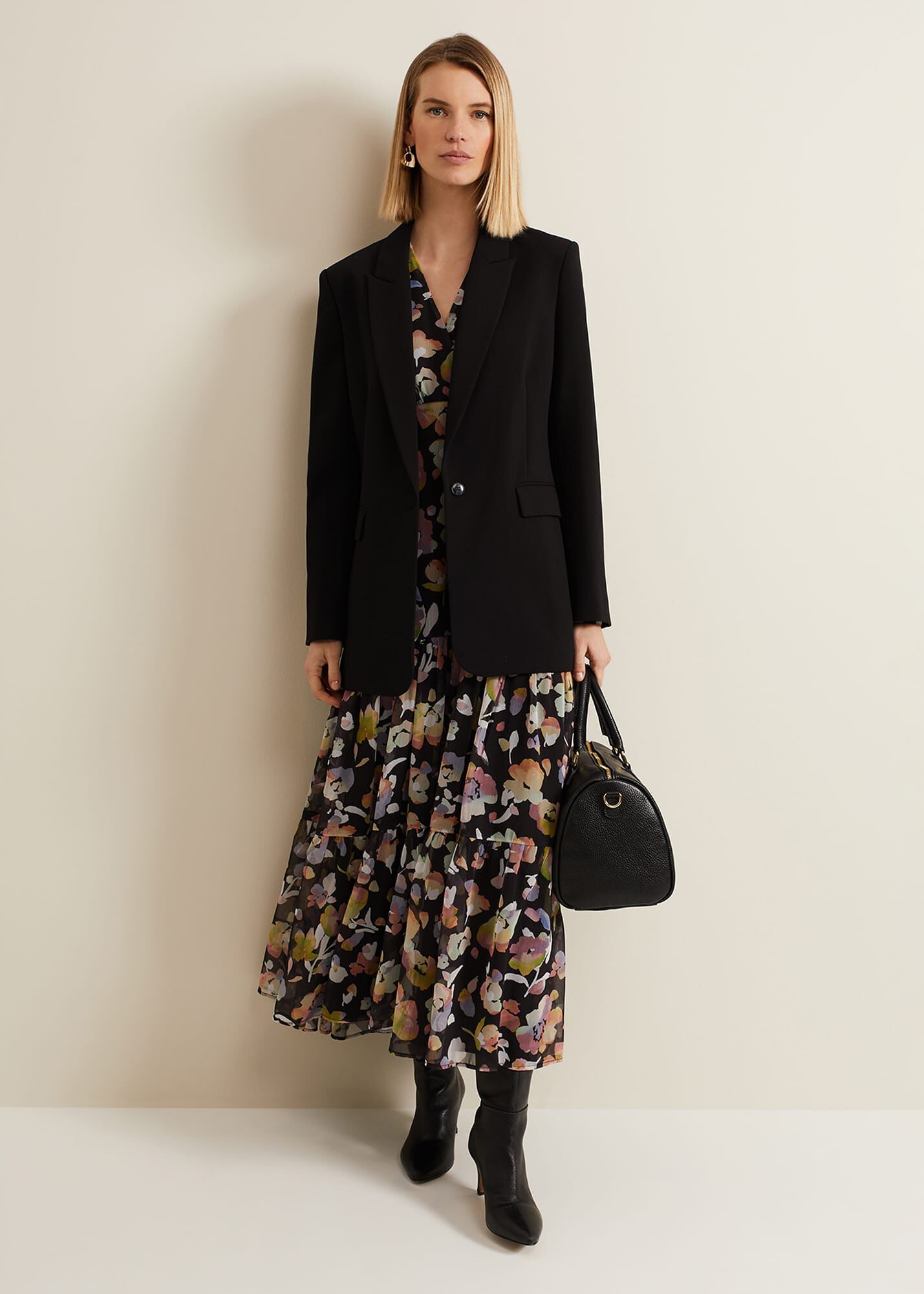 【Phase Eight】Sandra フローラル 花柄マキシドレス Petite Sandra Floral Maxi Dress | Phase Eight ROW |