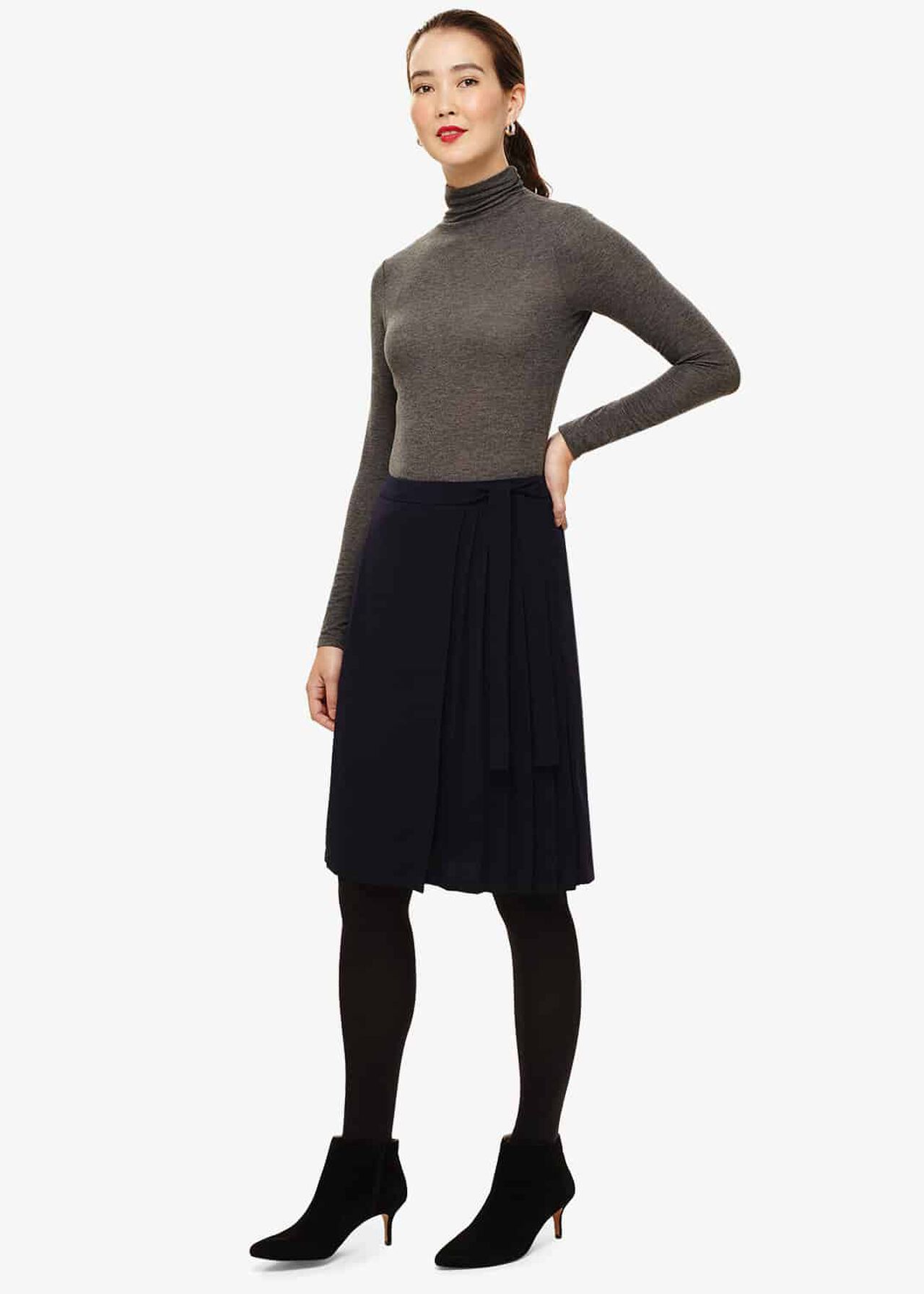 Marcella Pleat Side Skirt