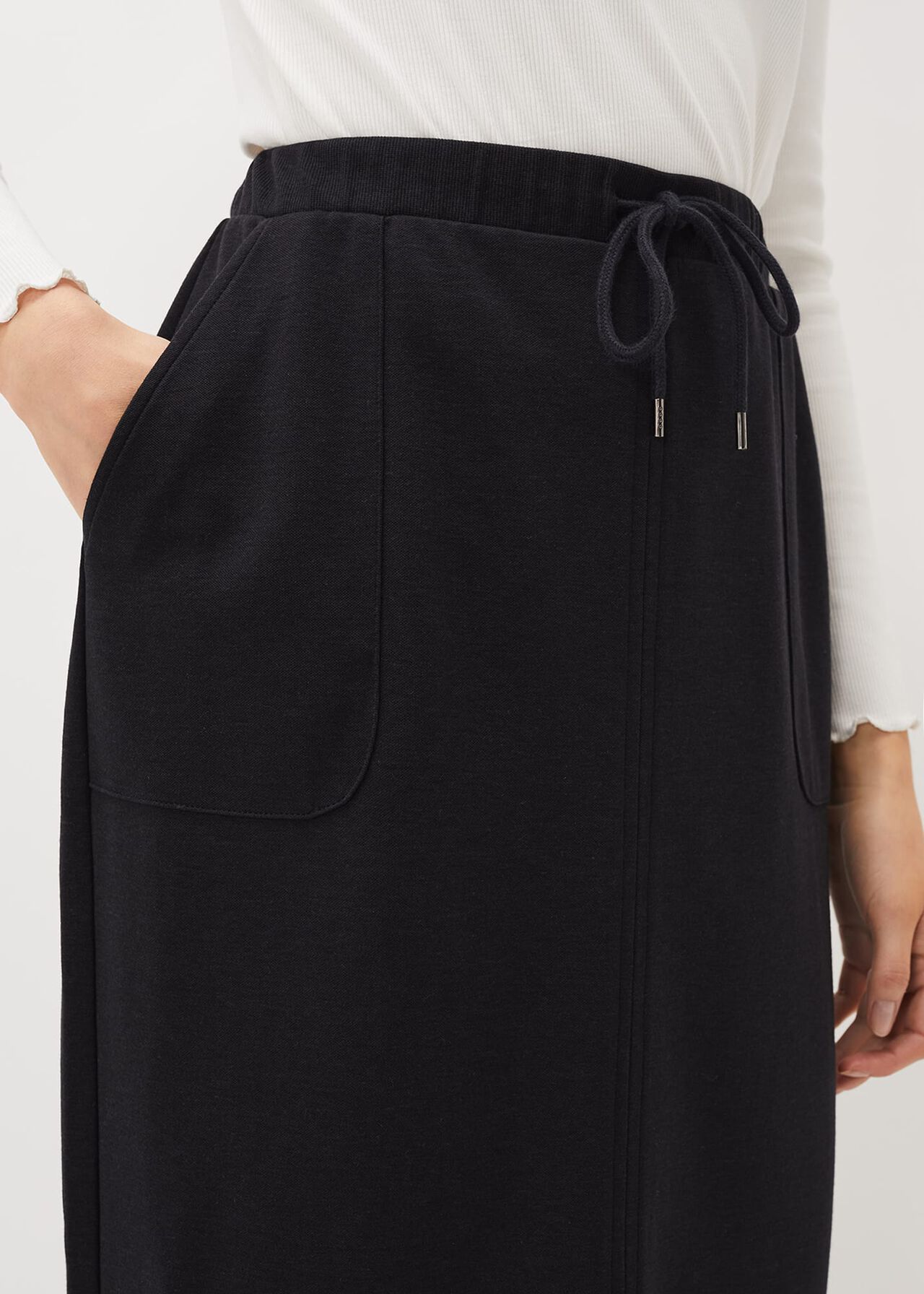 Cassie Jersey Midi Skirt