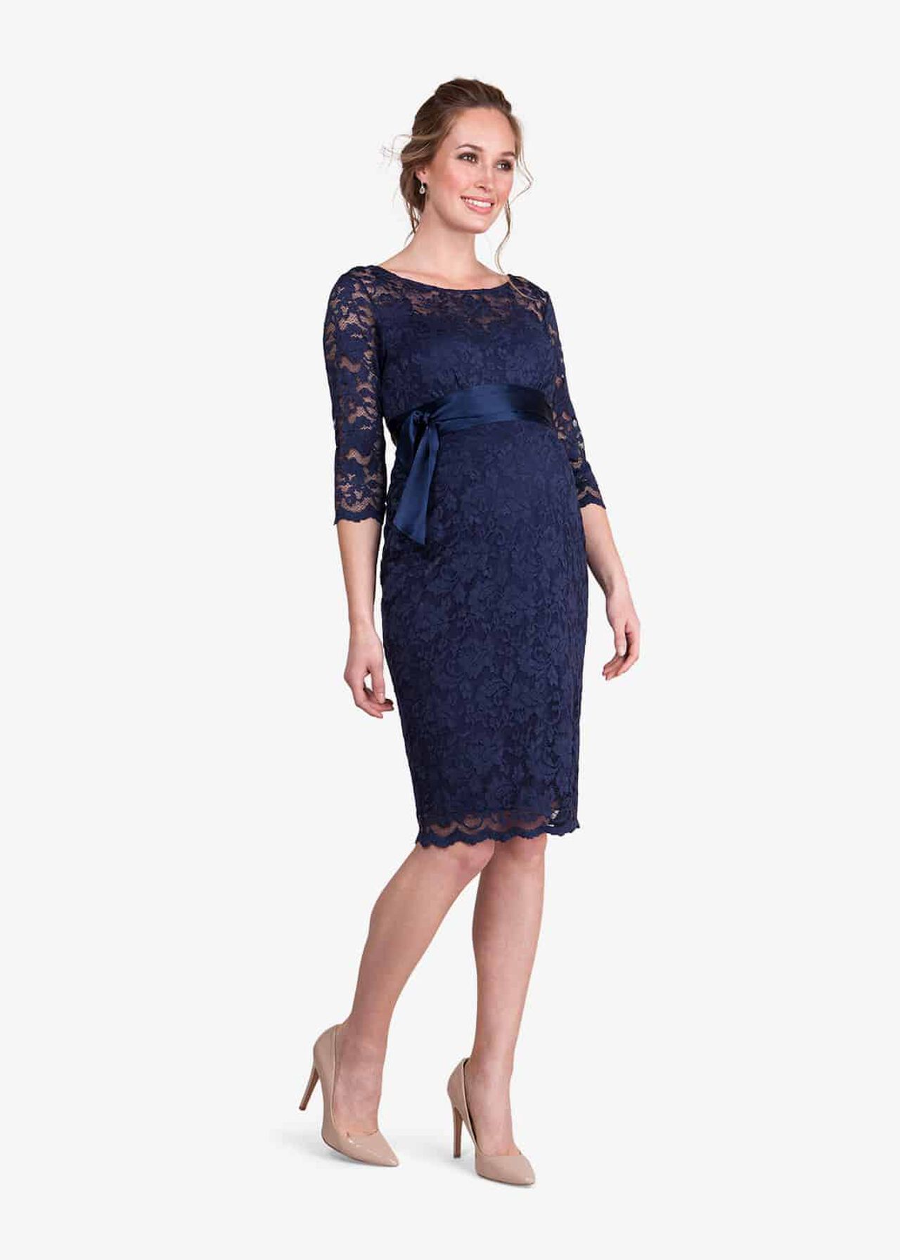 Seraphine Maternity Lace Cocktail Dress