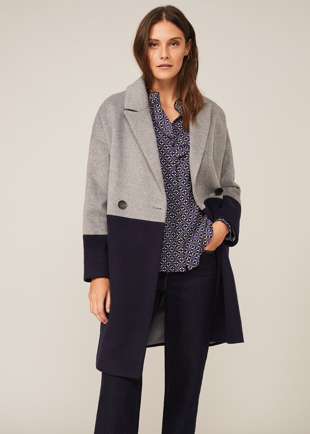 Beatrice Geo Print Blouse