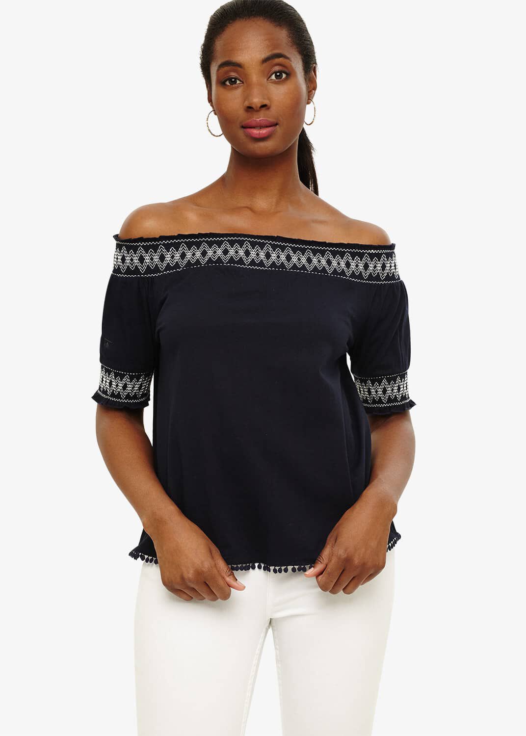Bardot style hotsell top