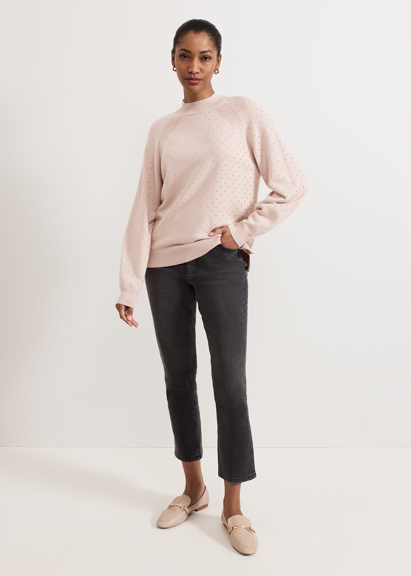 Tala Hotfix Knit Jumper | Phase Eight UK |