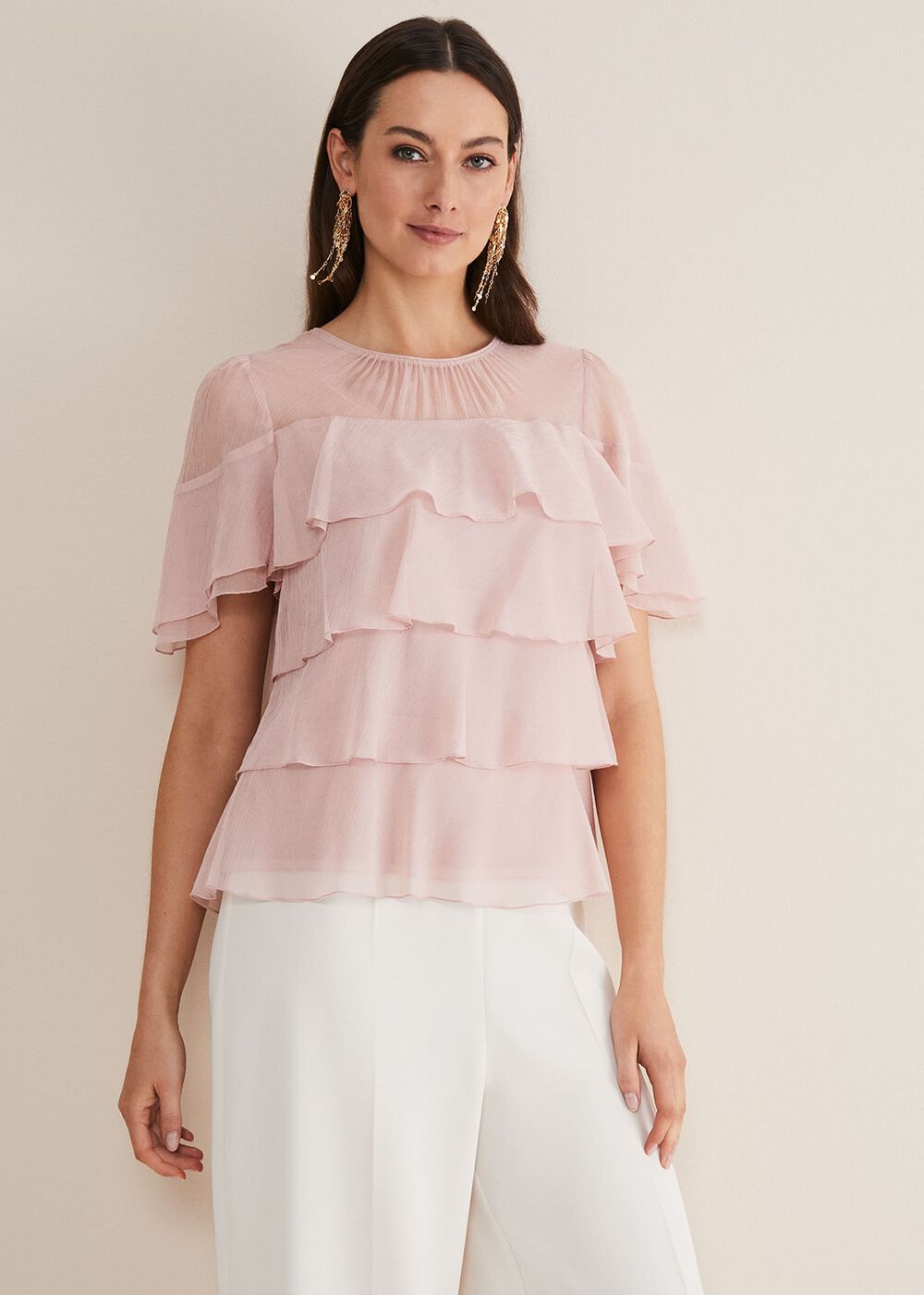 Stacey Ruffle Blouse
