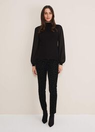 Eliza Chiffon Sleeve Knit