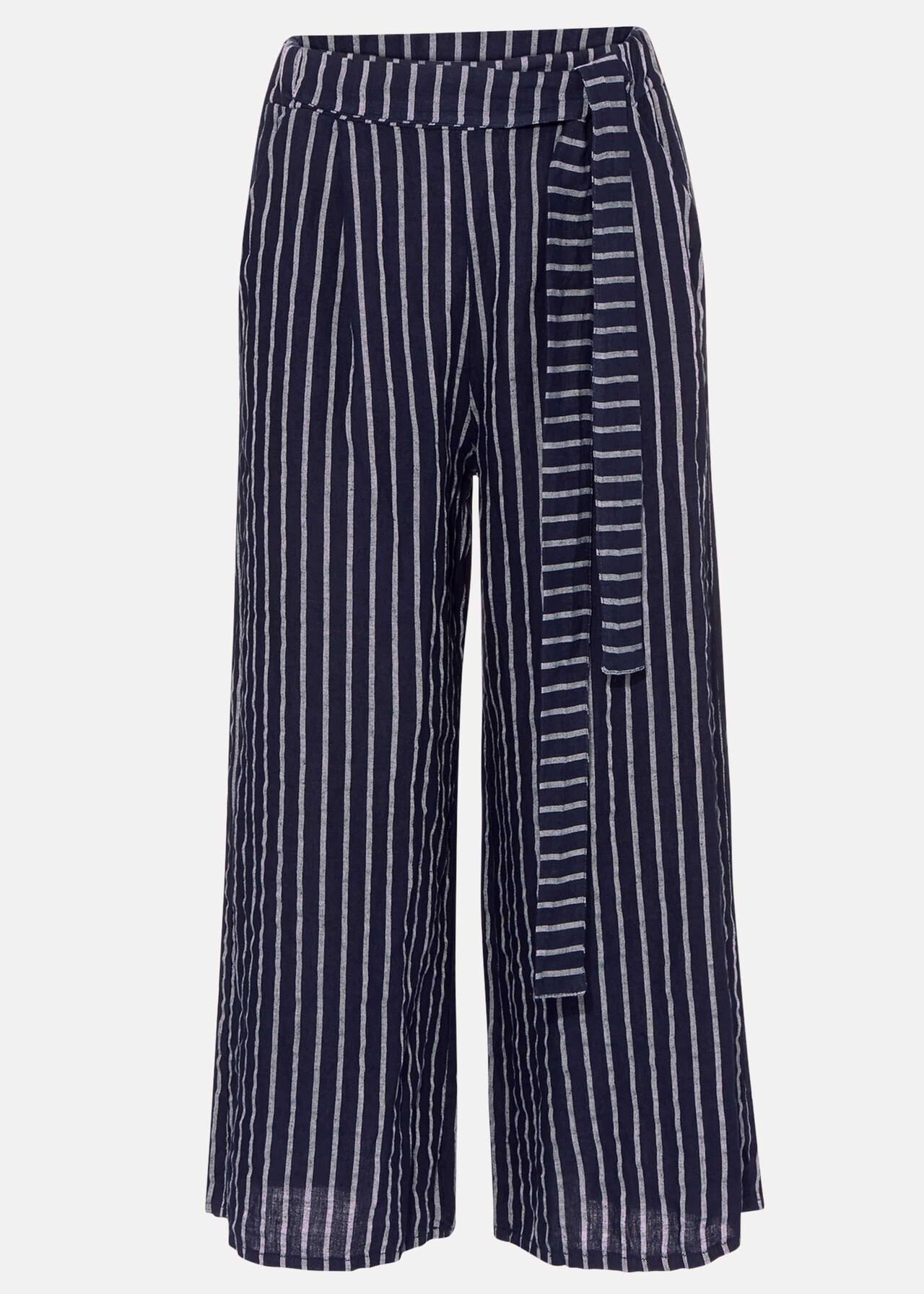 Tempo Stripe Linen Trousers