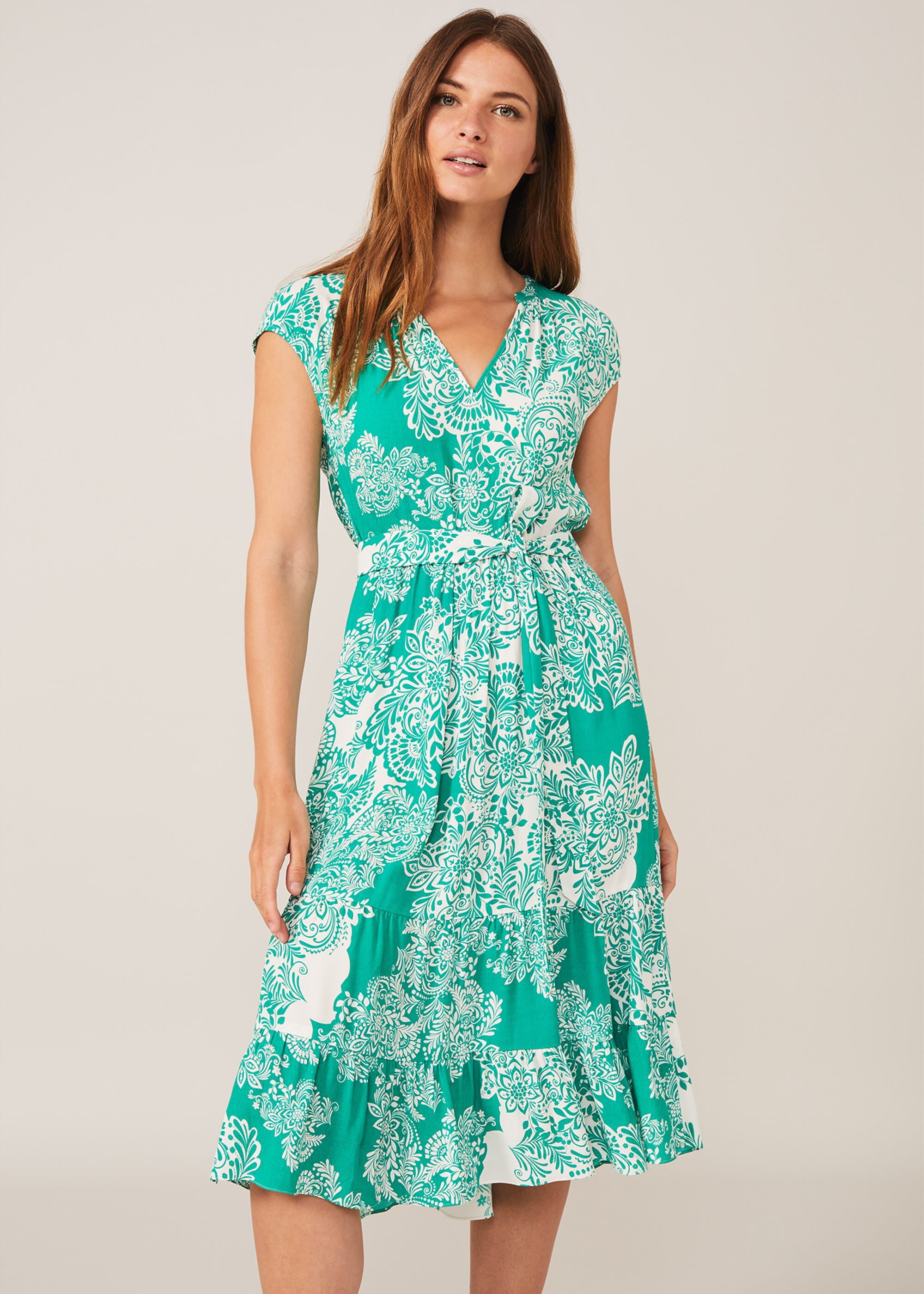 phase eight green dress sale