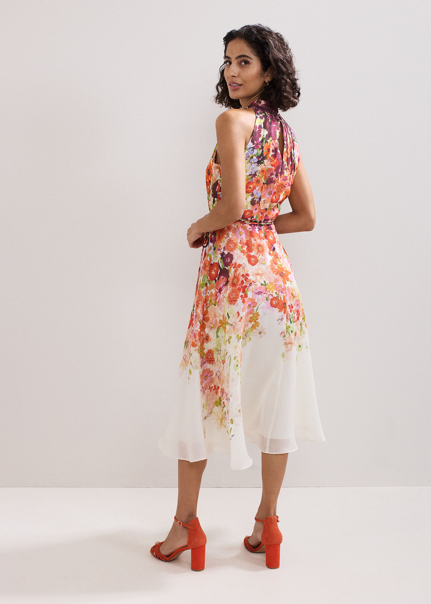 【関税込】PhaseEight ドレス☆Bethany Floral Halterneck Dress Bethany Floral Dress | Phase Eight ROW |