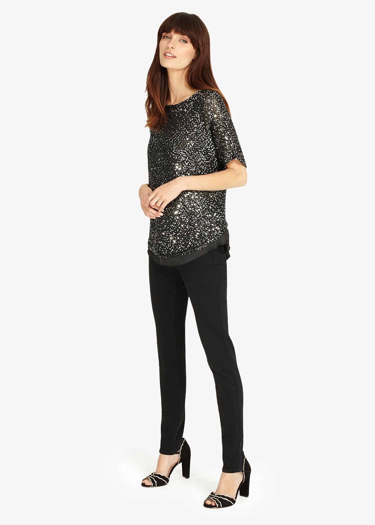Macey Sequin Knitted Jumper