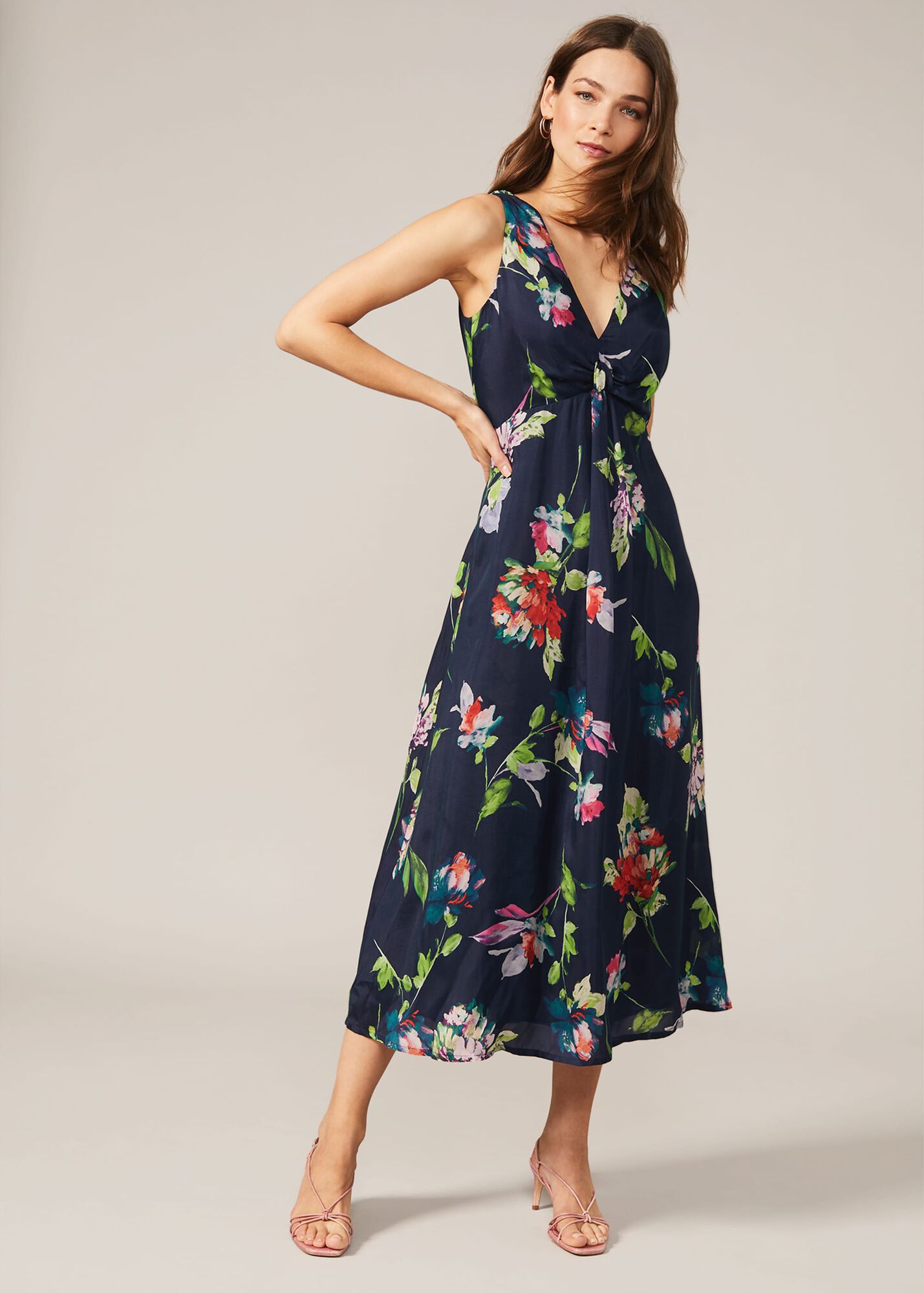 Floral Trapeze Dress | Phase Eight